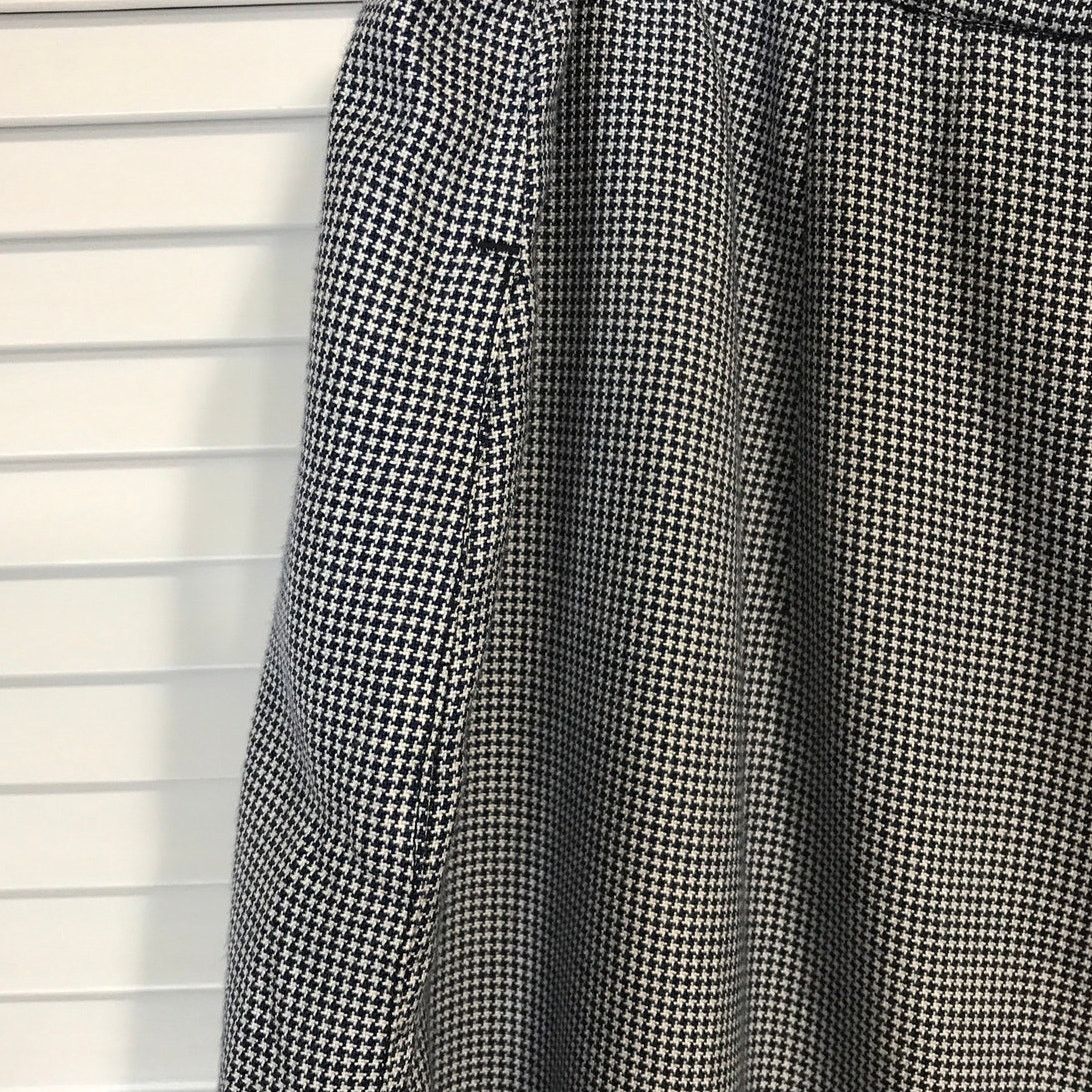Liz Claiborne Vintage Liz Claiborne Houndstooth Academia Midi Skirt 20W Size 40" / US 18 - 5 Thumbnail