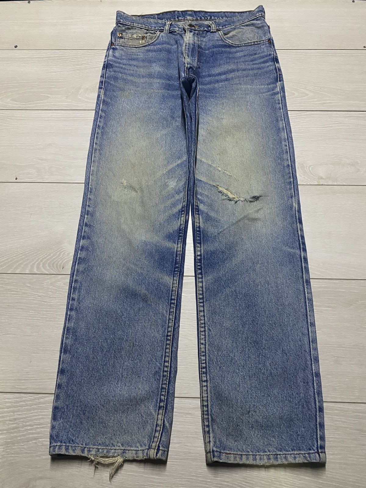 Levi's Vintage Levis 606 Faded Wash Taperred Leg Jeans Size US 30 / EU 46 - 1 Thumbnail