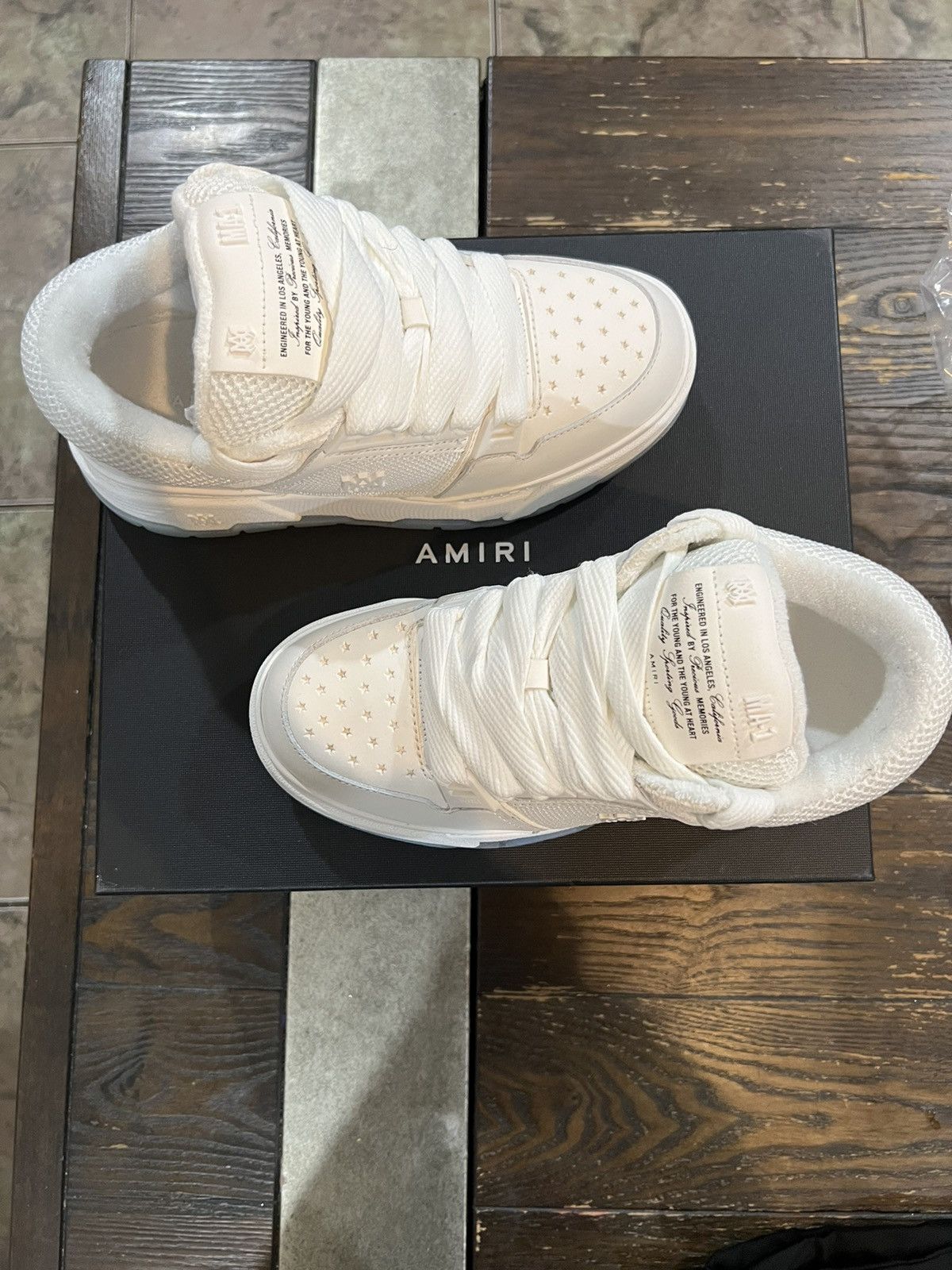 Amiri Amiri MA-1 white sneakers Size US 6 / IT 36 - 2 Thumbnail