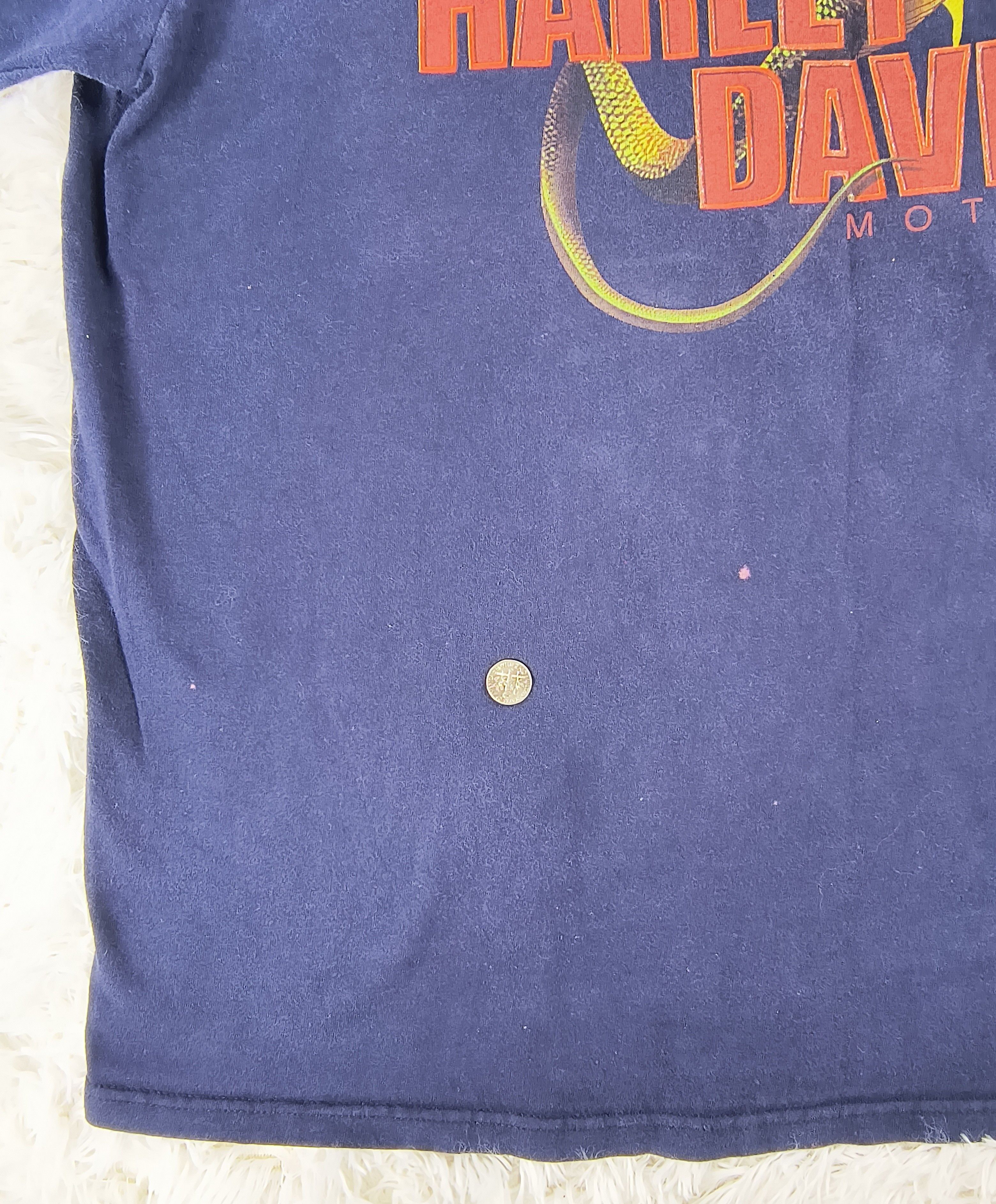 Harley Davidson Vintage Y2K Harley Davidson dragon Maui Hawaii 2001 tee Size US XXL / EU 58 / 5 - 5 Thumbnail