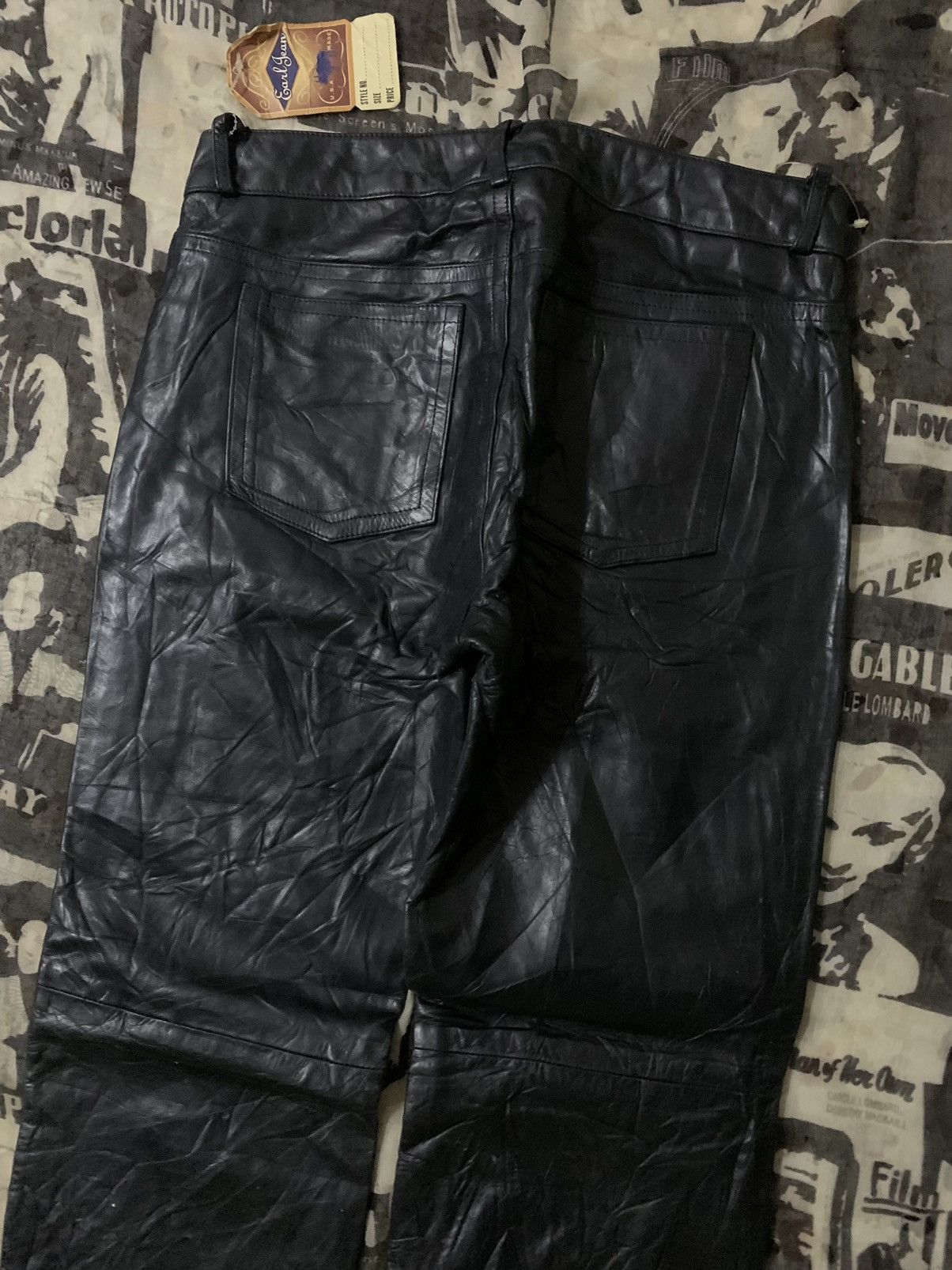 Earl Jeans 💥Avant Garde Earl Jean Leather Pant Size 27" / US 4 / IT 40 - 6 Thumbnail