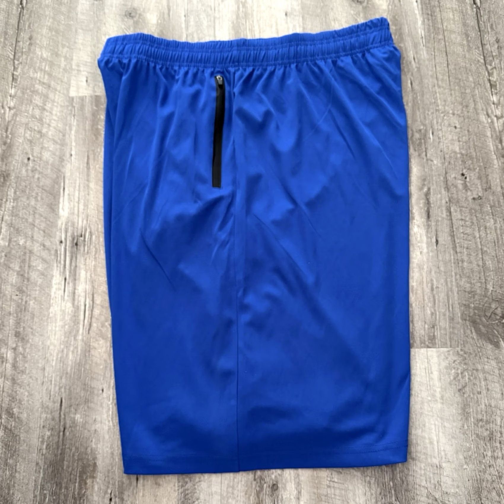 Vintage Mens 3XL Blue ULTRA PERFORMANCE Shorts Athletic Activewear Zip Pockets Elastic Size US 39 - 5 Thumbnail