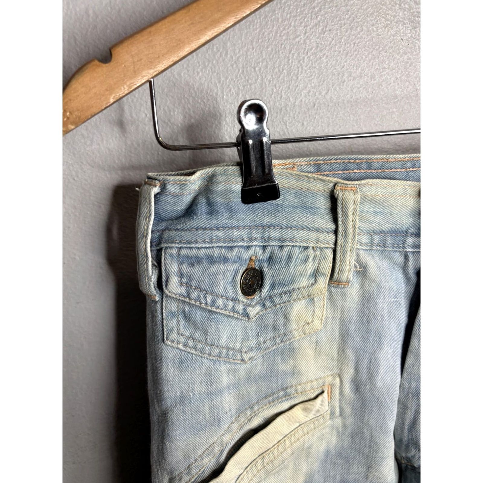 Faded Glory VTG 80's Faded Glory Jeans Womens 9 Light Wash Bootcut Flare Low Rise Denim Blue Cotton Blend Pockets 31 In Inseam Mens Womens Boys Girls Size 30" / US 8 / IT 44 - 2 Thumbnail