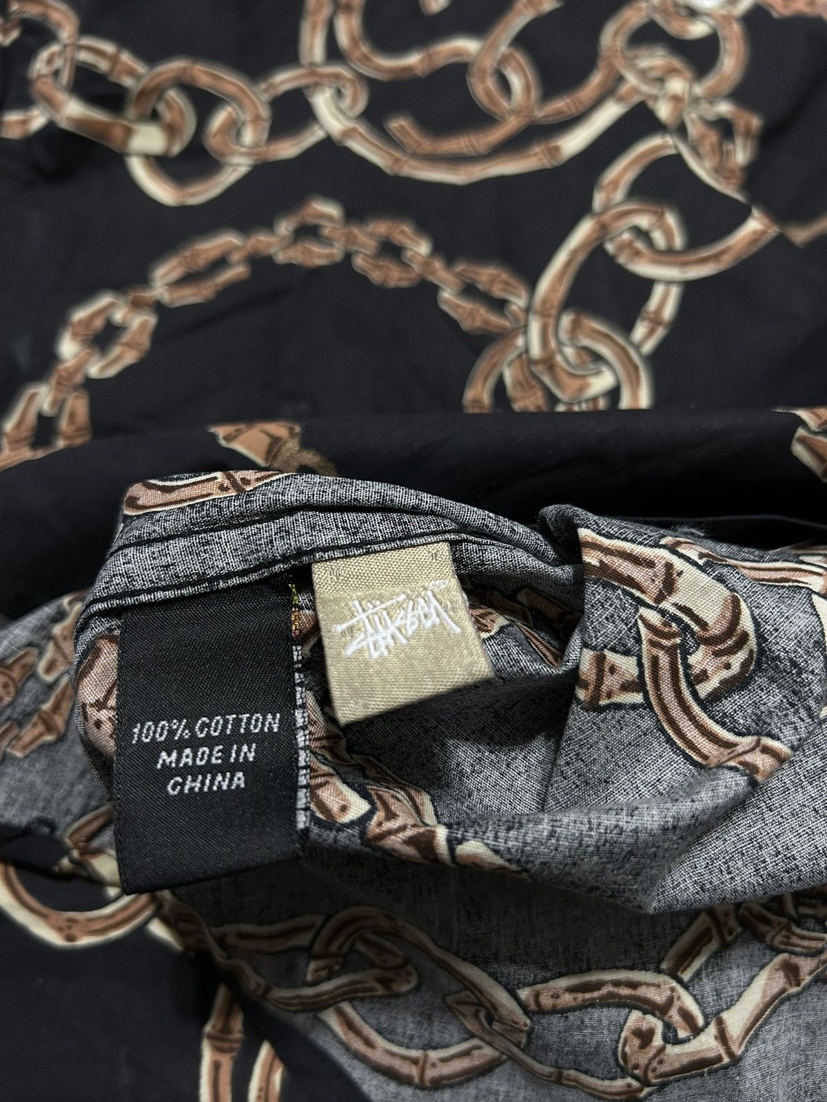 Designer × Stussy 2000s Stüssy Bambooze Shirt Size US M / EU 48-50 / 2 - 3 Thumbnail