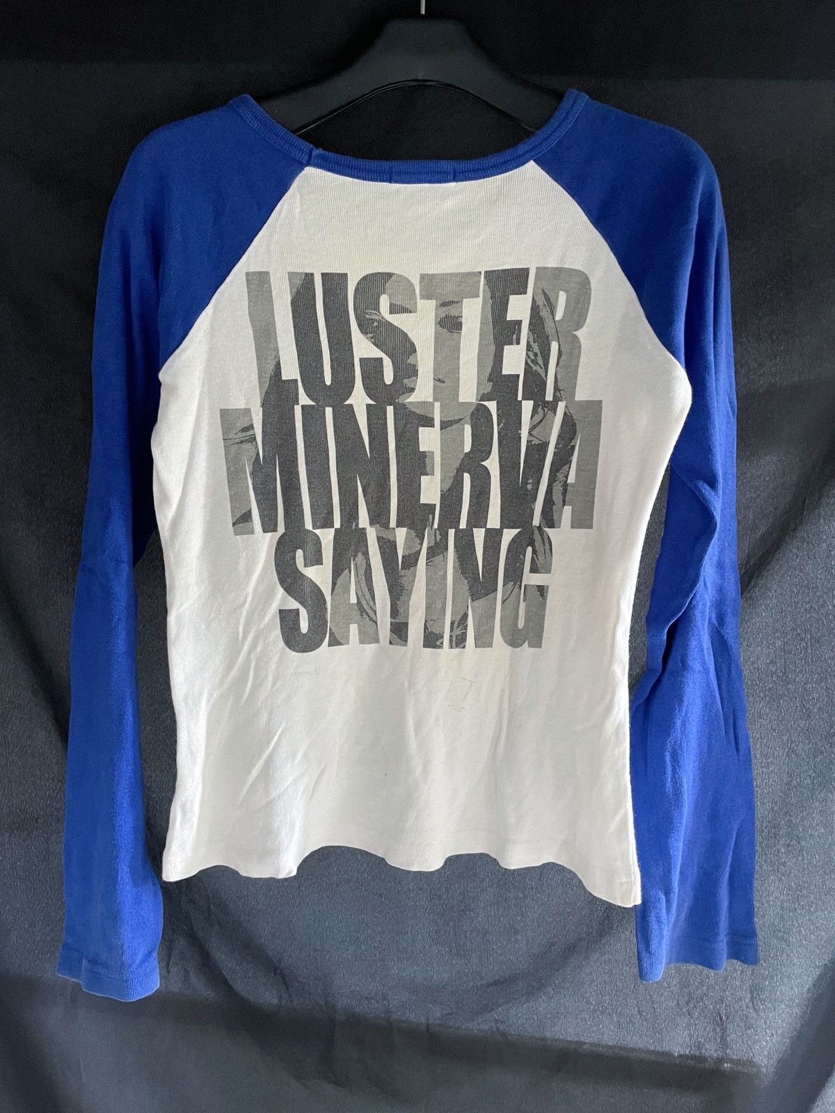 20471120 LUSTER MINERVA SAYING C.O.L.Z.A LONG SLEEVE Size US S / EU 44-46 / 1 - 2 Thumbnail