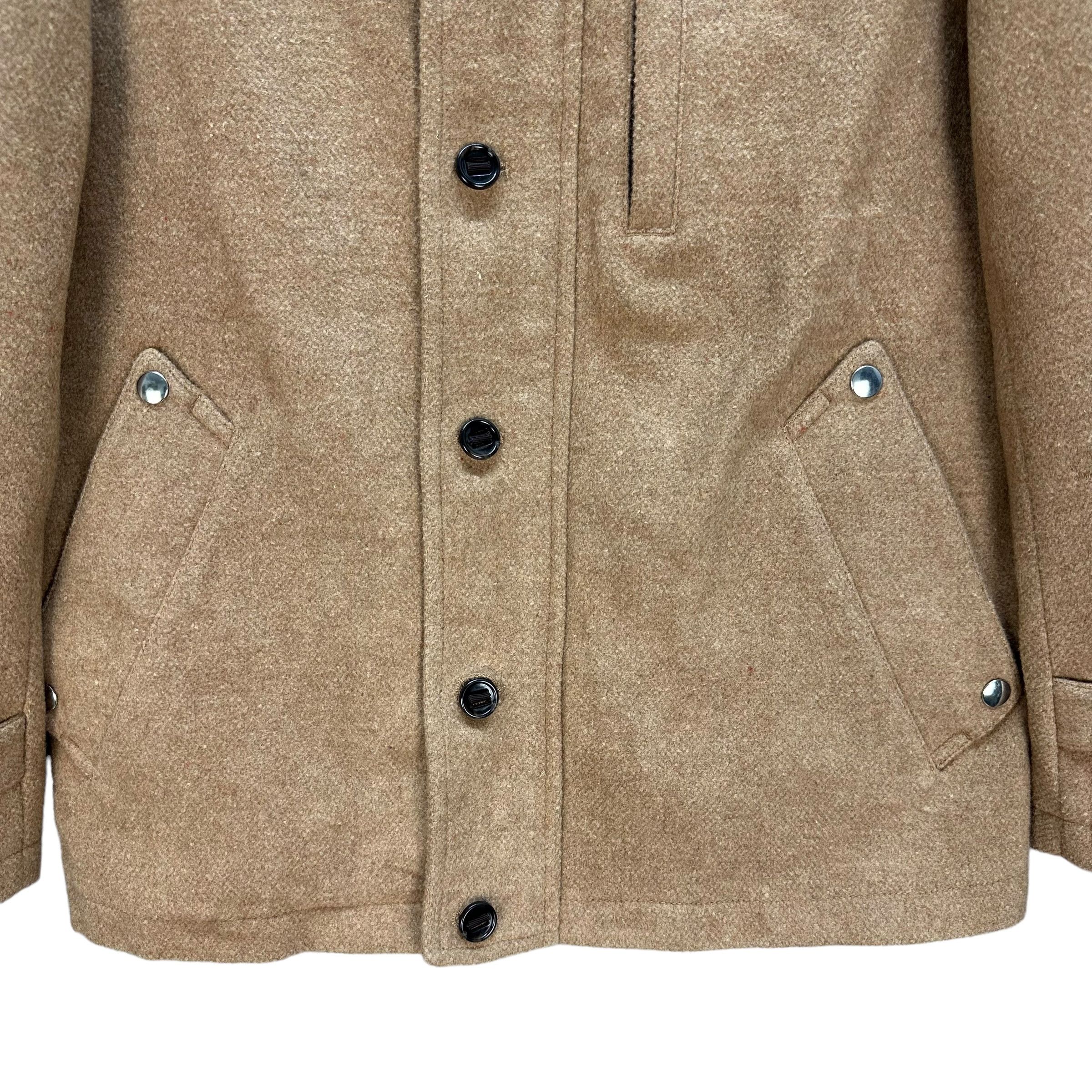 Japanese Brand MEN'S MELROSE Turtle Neck Wool Jacket #A22-0500 Size US S / EU 44-46 / 1 - 3 Thumbnail