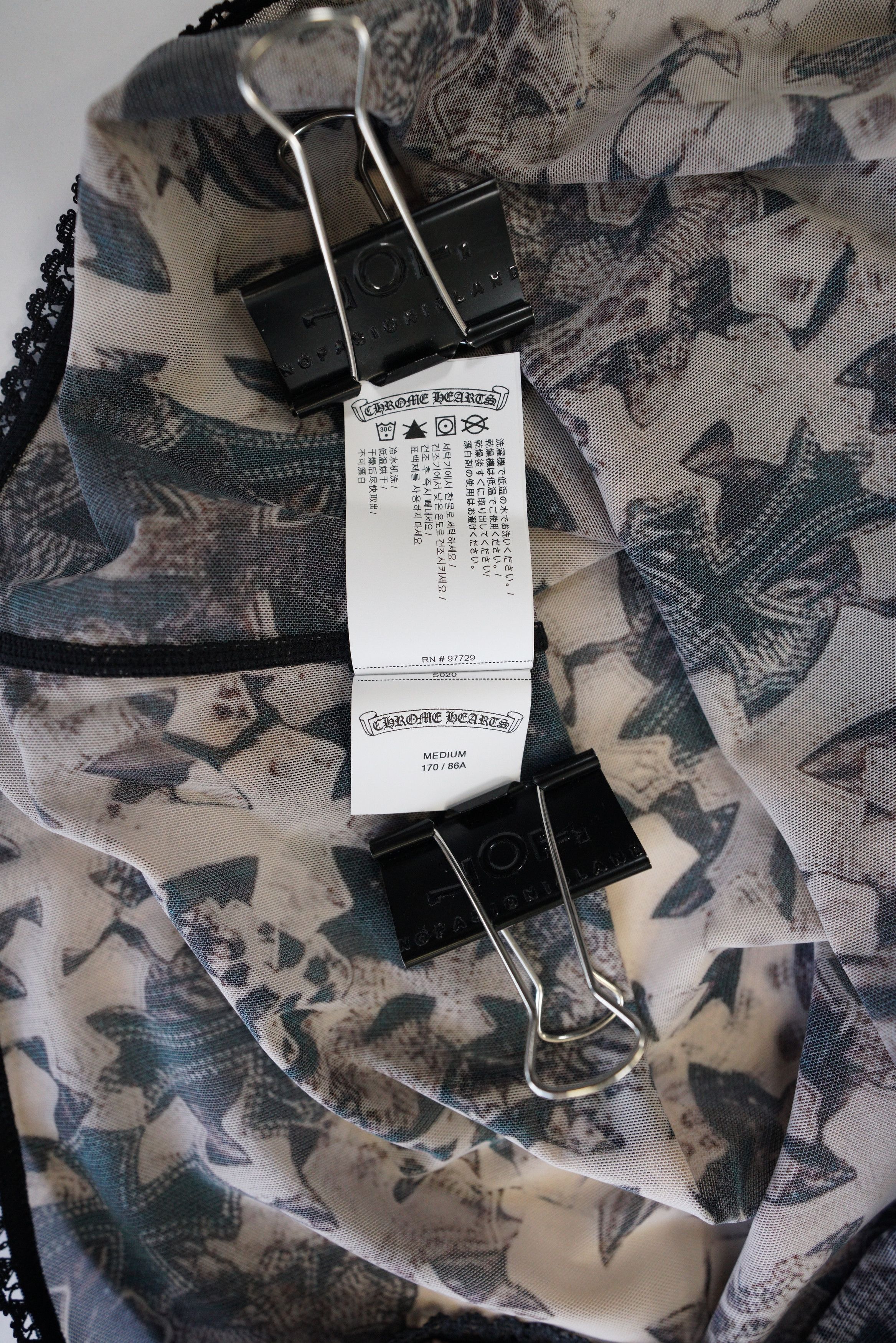 Chrome Hearts Chrome Hearts Waterfall Cross Print Sheer Mesh Dress Size M / US 6-8 / IT 42-44 - 17 Thumbnail