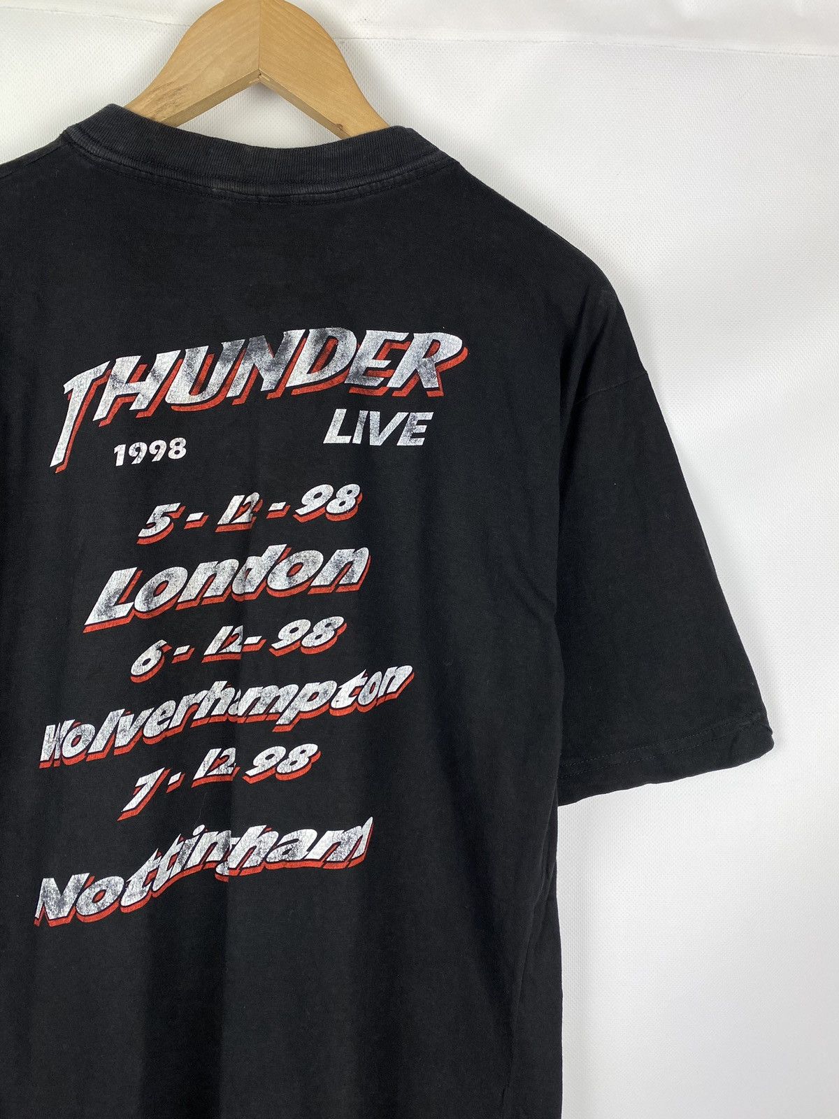 Band Tees Thunder Live vintage band heavy metal rock tour 1998 t shirt Size US XL / EU 56 / 4 - 15 Thumbnail