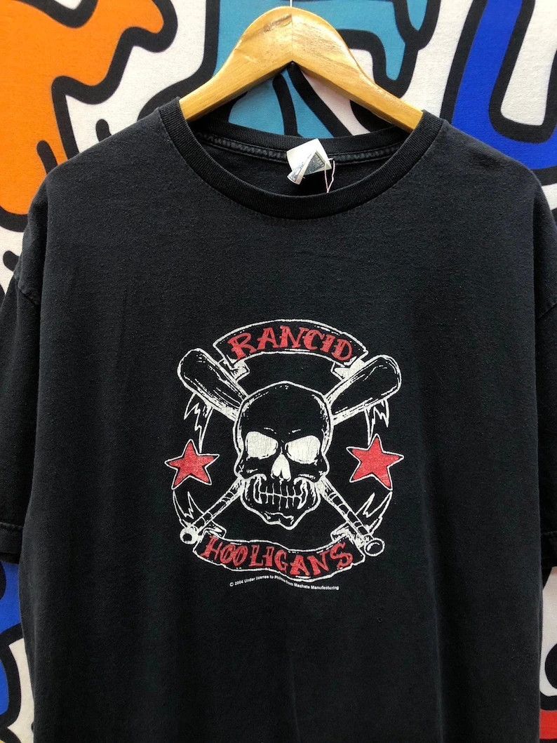 Band Tees Vintage 2004 Rancid Hooligans tshirt size XL Size US XL / EU 56 / 4 - 2 Thumbnail