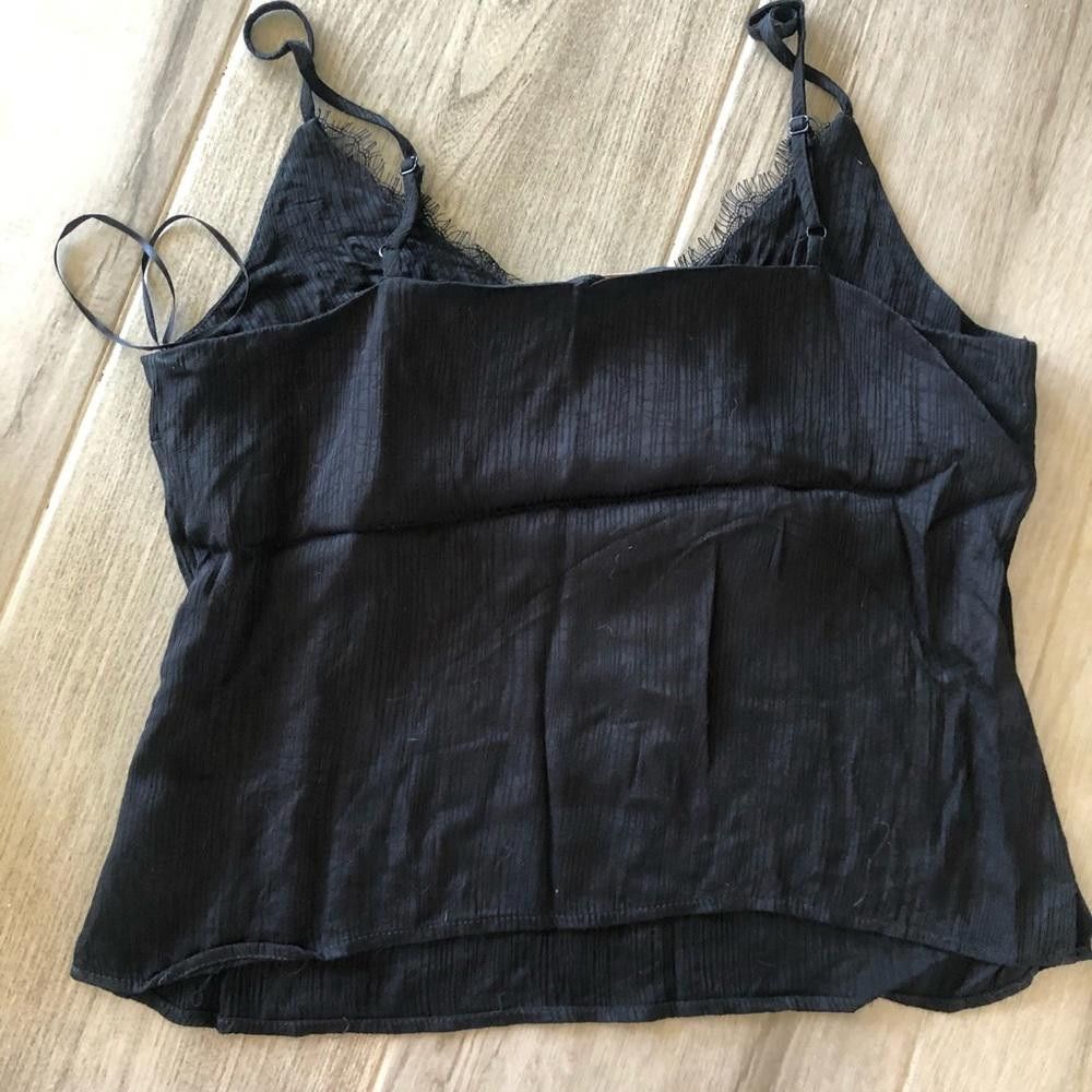 Designer Skies Are Blue Black Camisole Tank Top Size S / US 4 / IT 40 - 4 Thumbnail