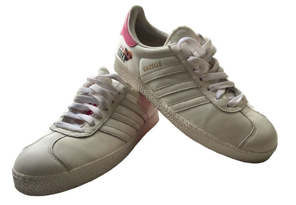 Adidas Gazelle 2 W Legacy I Love IBIZA (2007) Pink White UK 5.5 Size US 5.5 / IT 35.5 - 1 Thumbnail