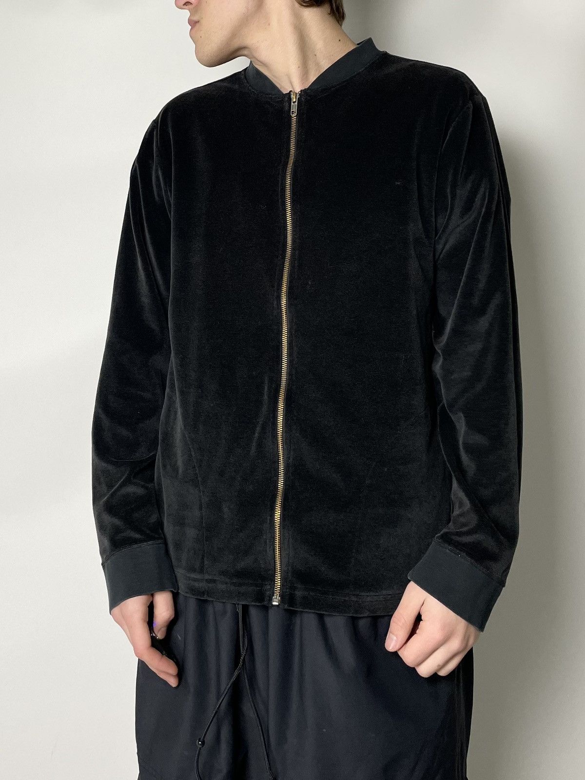 Polo Ralph Lauren Polo by Ralph Lauren 🎩 Black Velour Track Suit Zip up Jacket Size US L / EU 52-54 / 3 - 1 Thumbnail