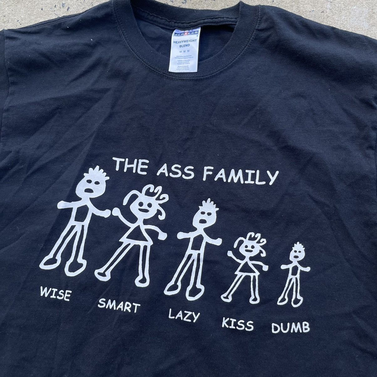 Vintage Vintage Y2K THE A$$ FAMILY Jerzees Shirt Size US M / EU 48-50 / 2 - 2 Thumbnail
