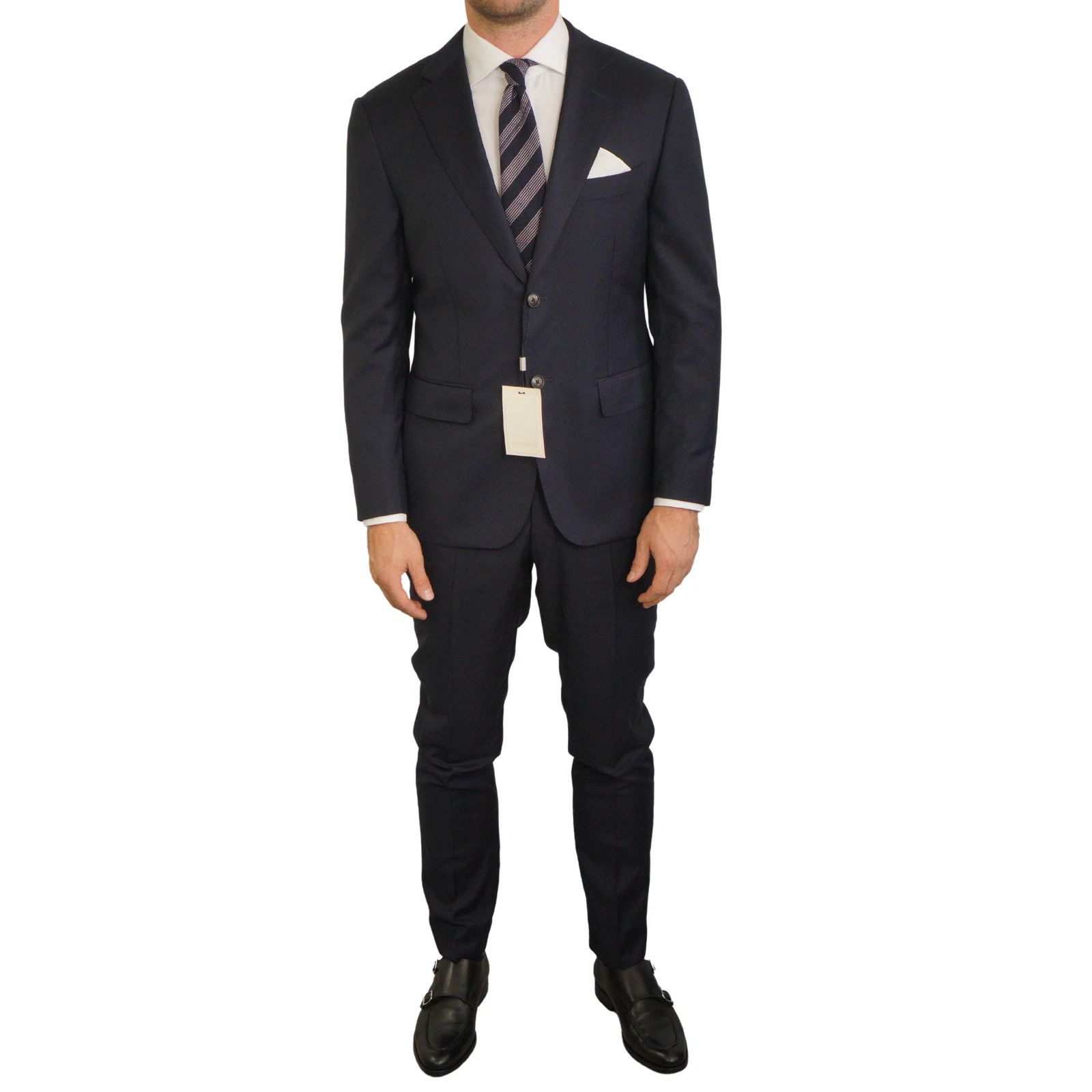 Suitsupply Men Suitsupply Suit Napoli Navy Regular Fit Wool Reda US42 Size 42R - 1 Thumbnail