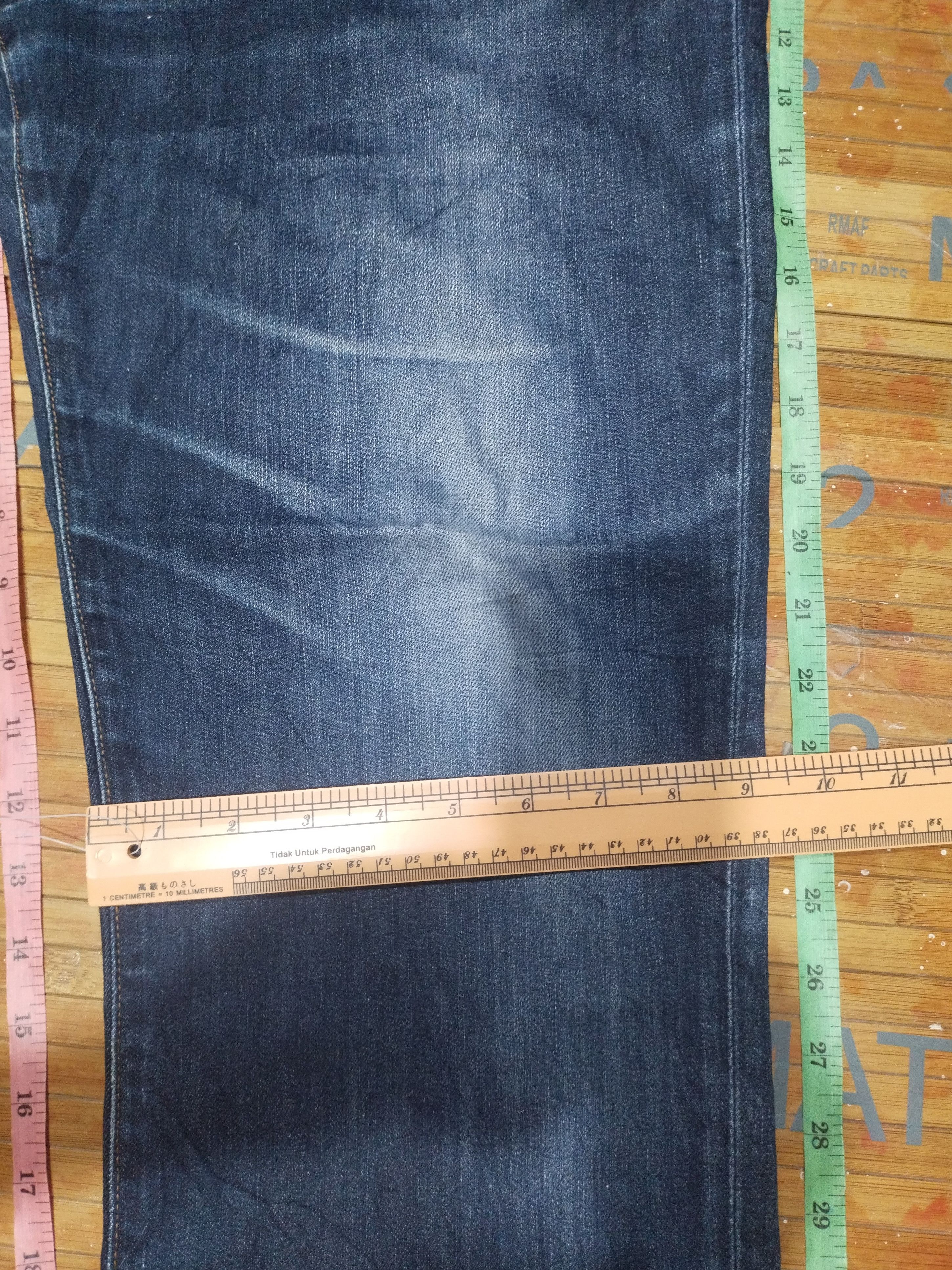 Japanese Brand × Uniqlo × Vintage Jeans Uniqlo Uj Vintage " Blue Denim" Sz 34' Size US 34 / EU 50 - 6 Thumbnail