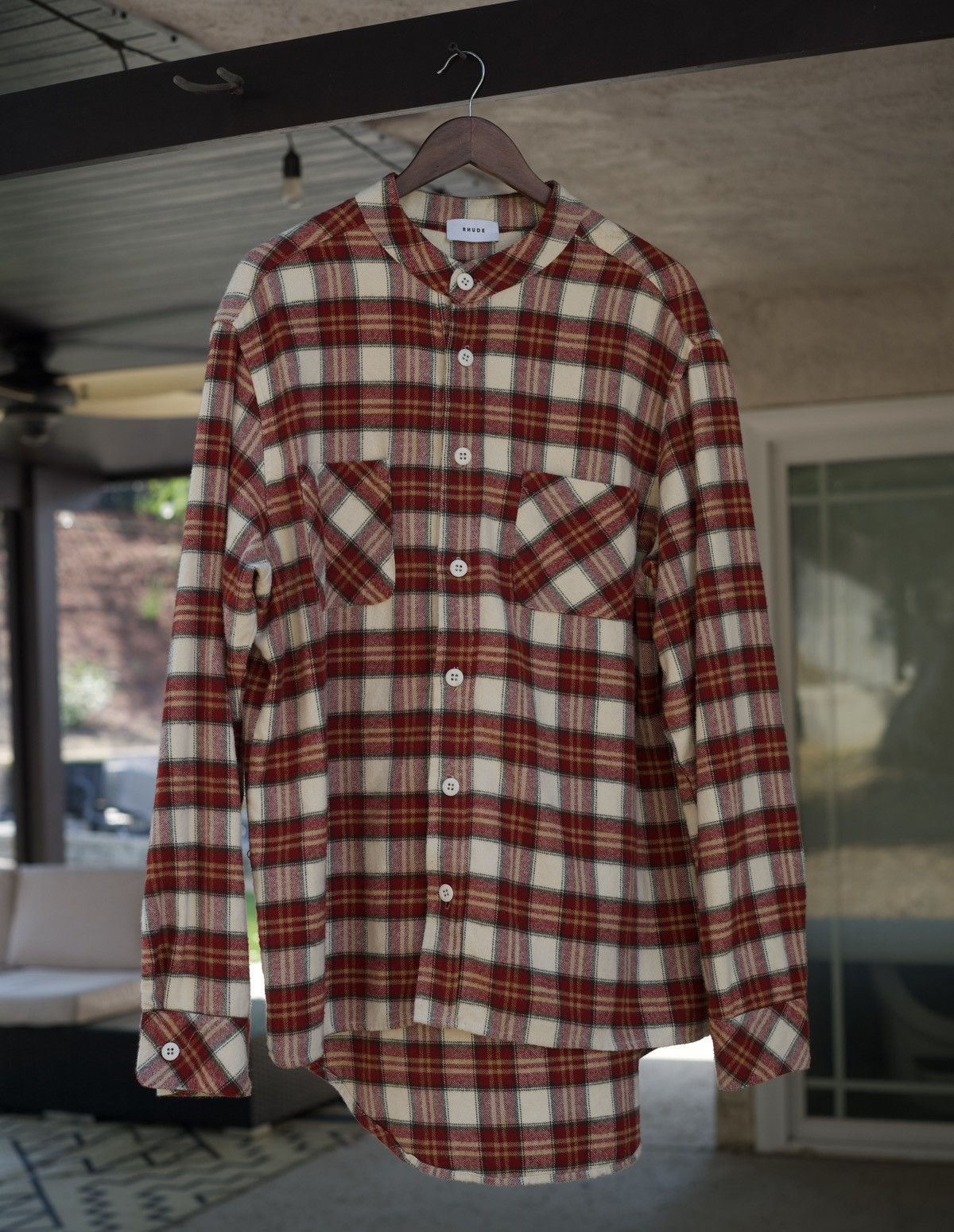 Rhude RHUDE - Mandarin Flannel Size US L / EU 52-54 / 3 - 1 Thumbnail