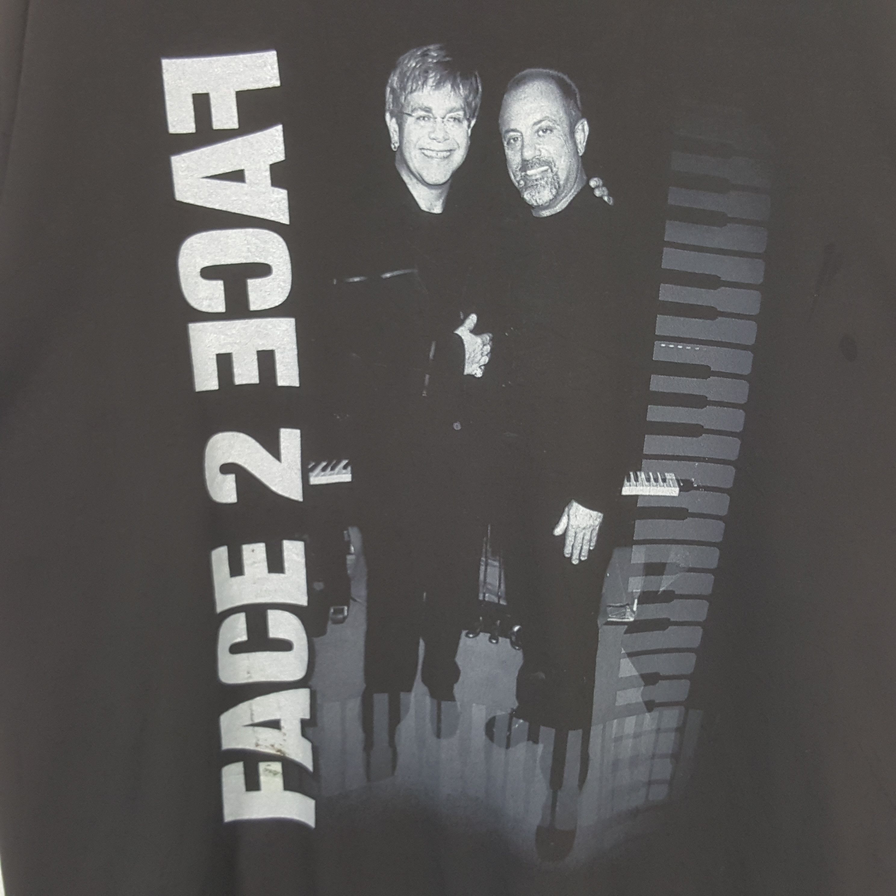 Band Tees Vintage Face 2 Face Elton John Billy Joel Tour Tshirt 31 Size US XL / EU 56 / 4 - 2 Thumbnail