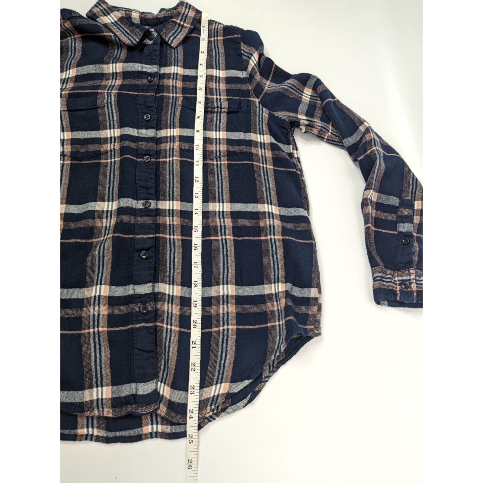 Lucky Brand Lucky Brand Shirt Medium Womens Plaid Flannel Button Basic Lightweight 7WP4103 Size M / US 6-8 / IT 42-44 - 5 Thumbnail
