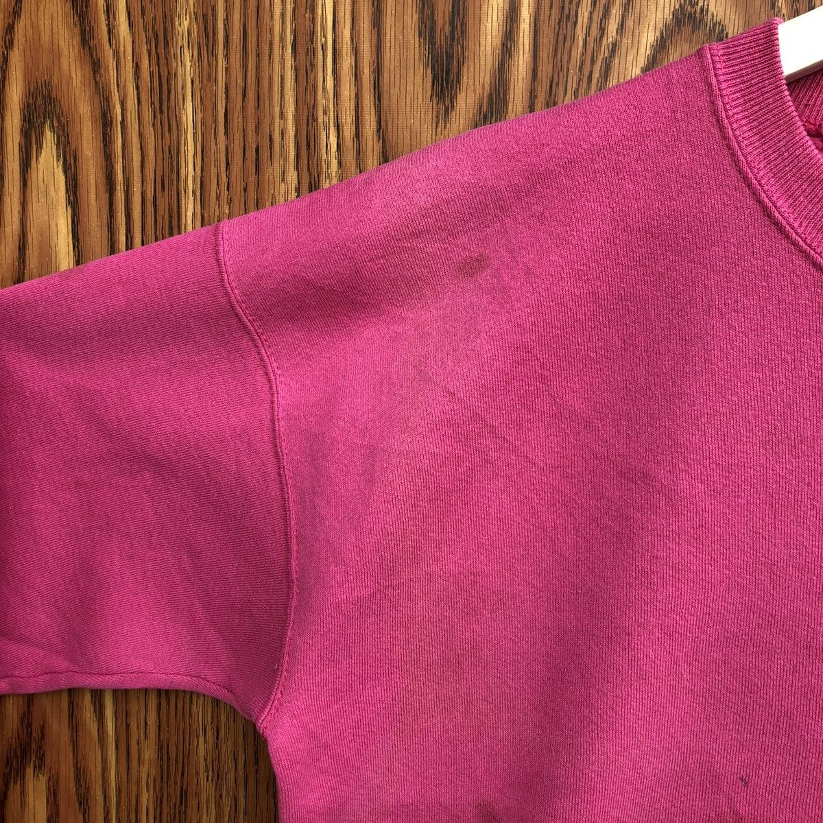 Vintage Vintage 90s Rare Essential Lee Basic Megenta Crewneck Size US L / EU 52-54 / 3 - 7 Thumbnail