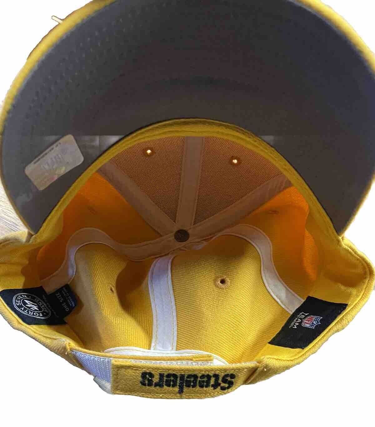 47 Brand Pittsburgh Steelers Hat Cap ‘47 Brand Fit NFL NEW Size ONE SIZE - 10 Thumbnail