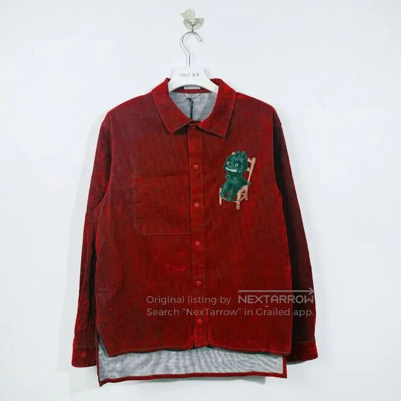 Dior Dior Red Plant Fiber Jacket with Embroidery . Size US M / EU 48-50 / 2 - 1 Thumbnail