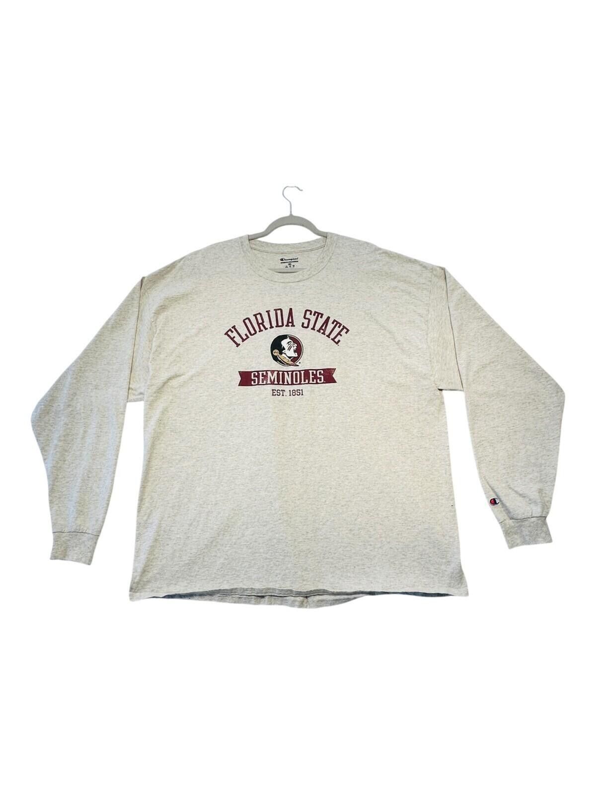 Champion Champion Florida State Top Men's UK Size 3XL Grey Size US XXL / EU 58 / 5 - 3 Thumbnail