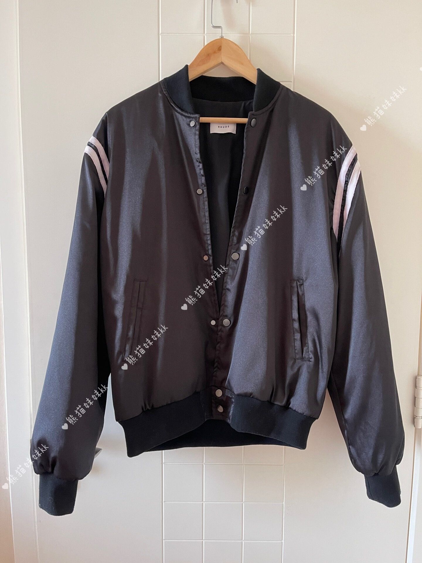 RHUDE Embroidered Satin Jacket