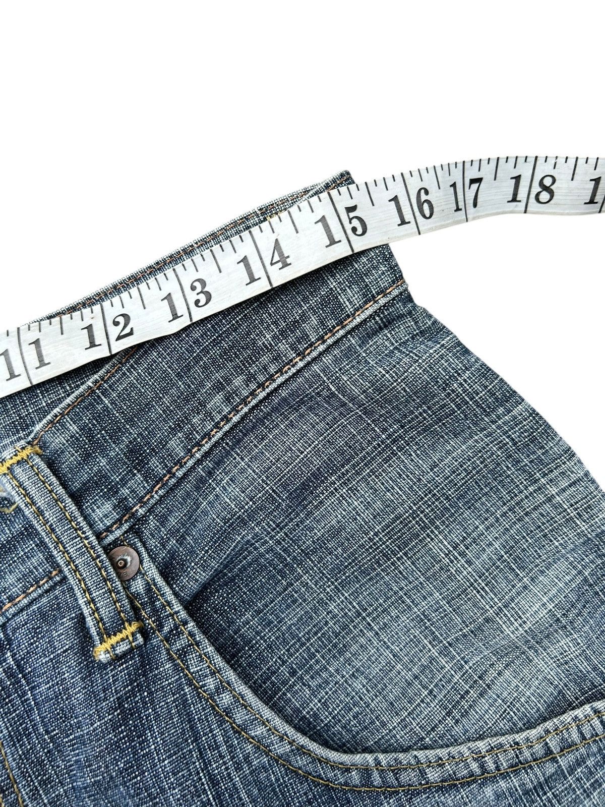Kapital Vintage Edwin Selvedge Distressed Japanese Brand Denim jeans Size US 31 - 17 Thumbnail