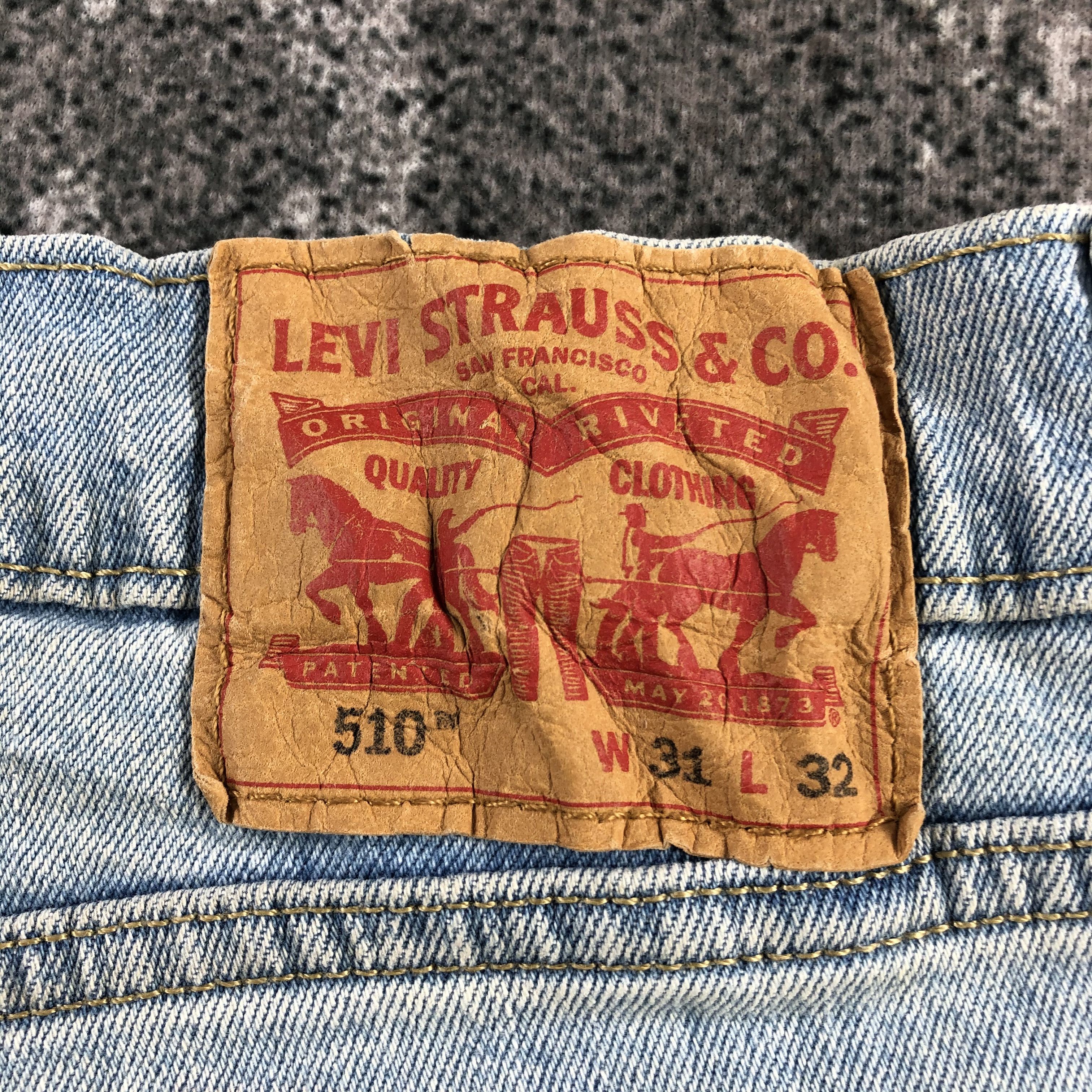 Levi's Levi's 510 Jeans Distress Medium Wash Denim KJ873 Size US 31 - 5 Thumbnail