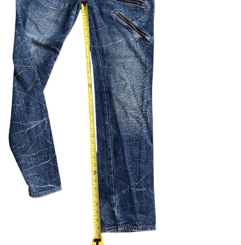 Tornado Mart Flare Nylaus Double Waist punk denim jeans Size US 30 / EU 46 - 18 Thumbnail