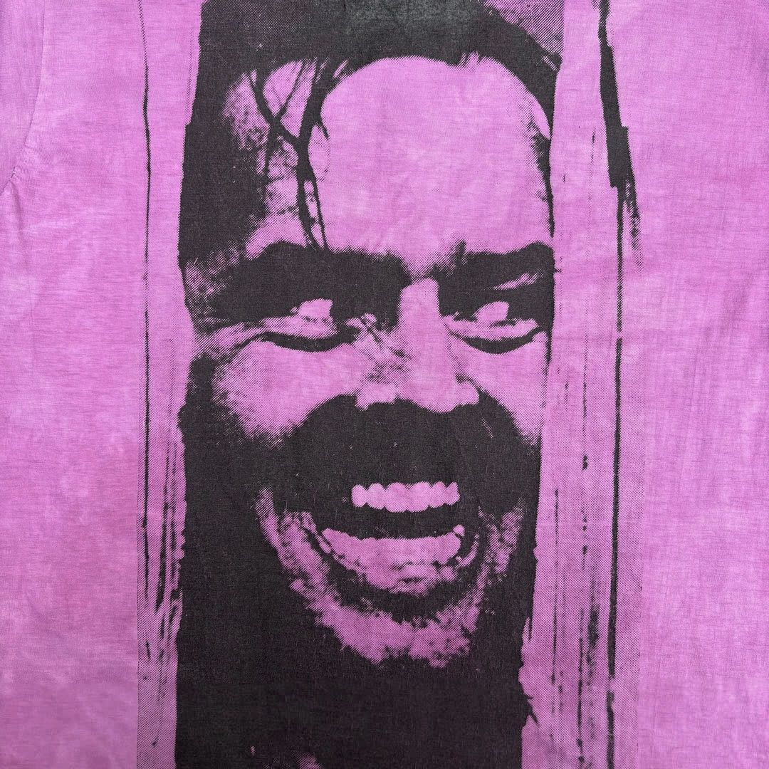 Vintage Shining 1990 90s Jack Nicholson Horror Movie Rare T-Shirt Size L / US 10 / IT 46 - 2 Thumbnail