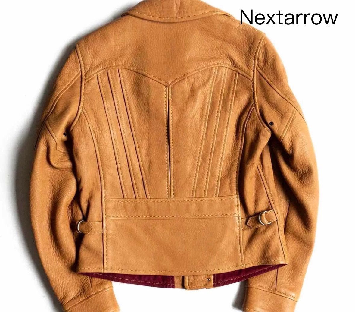 Freewheelers FREEWEELERS Deer Skin Knight Leather Jacket Size US S / EU 44-46 / 1 - 2 Thumbnail