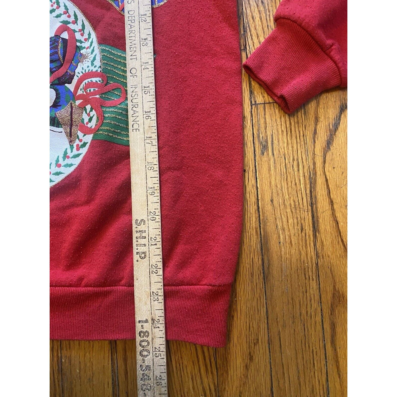 Jerzees VTG USA Christmas Sweatshirt Womens M Bear Sweater Crew Size M / US 6-8 / IT 42-44 - 10 Thumbnail