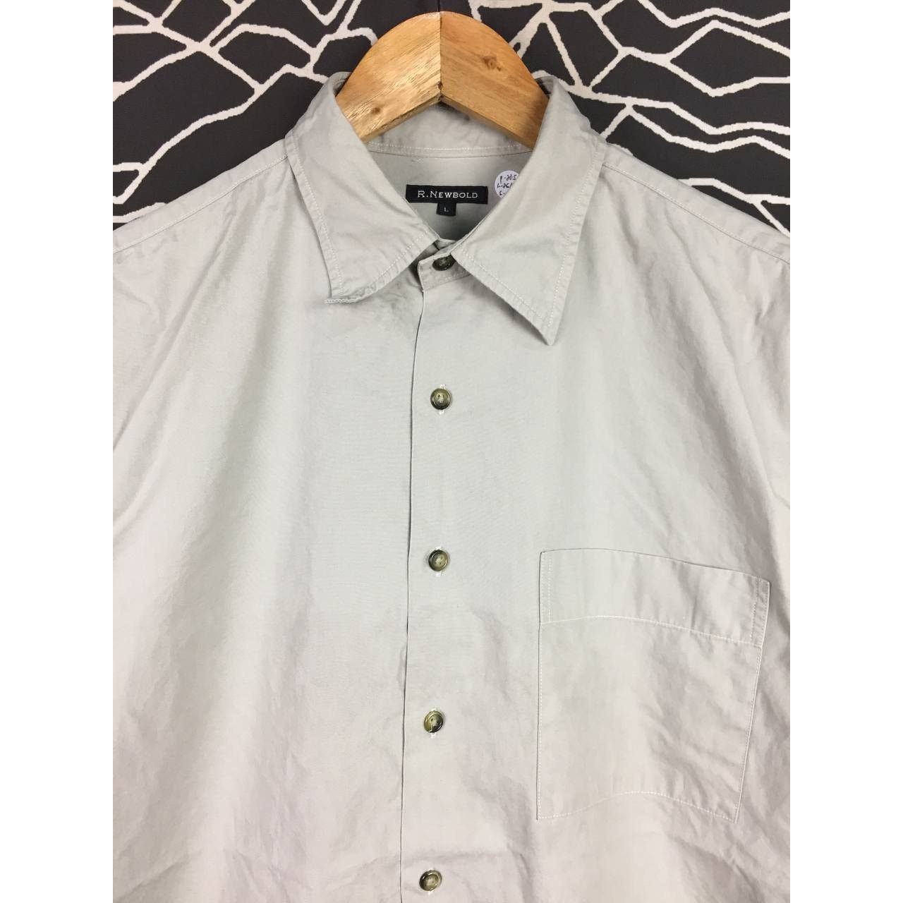 Paul Smith × R.Newbold × Vintage R.Newbold By Paul Smith Button Up Long Sleeve Shirt Size US L / EU 52-54 / 3 - 3 Thumbnail