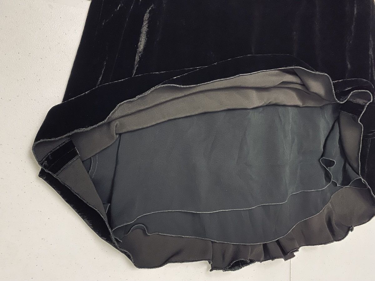 Max Mara Max Mara Black Velvet Silk Blend A-Line Skirt 16 US VGC Size 38" / US 16 / IT 52 - 11 Thumbnail