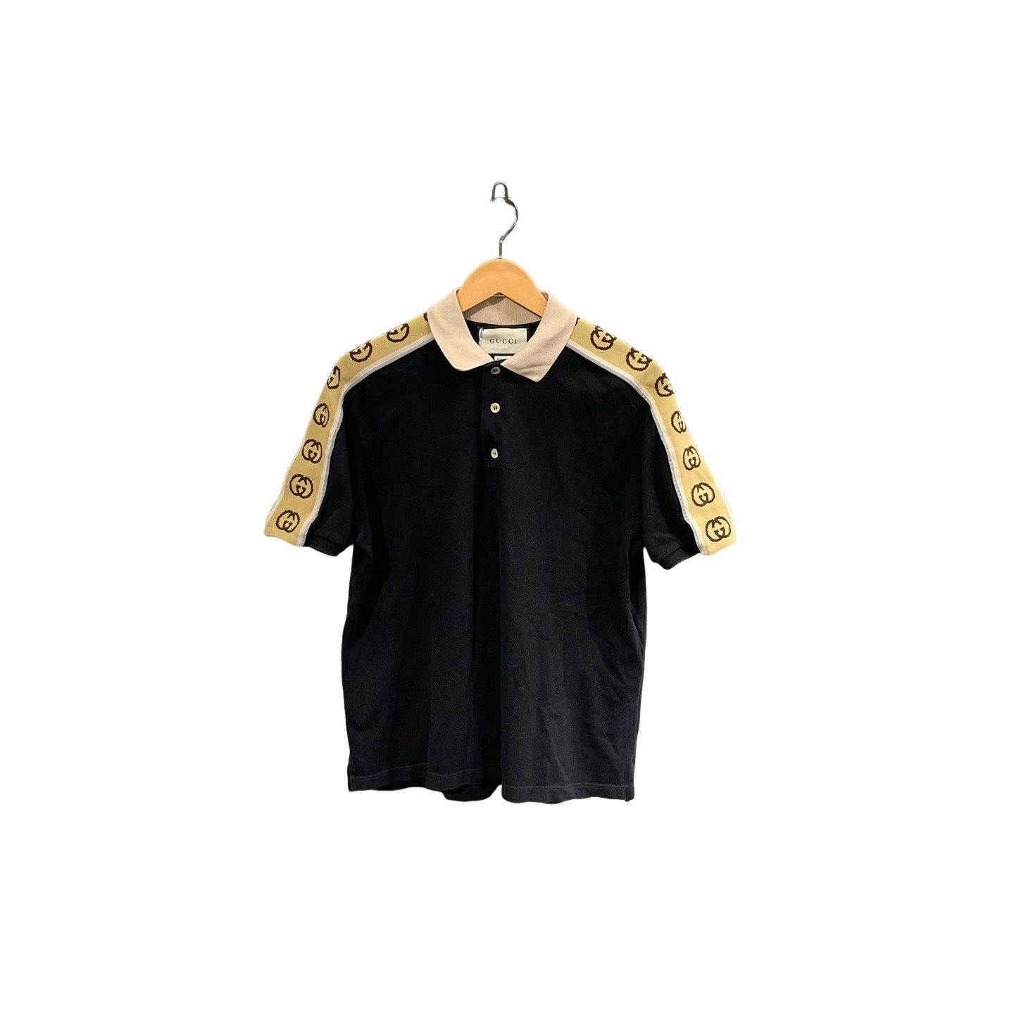Gucci Gucci GG Logo Tape Polo Shirt M Size US M / EU 48-50 / 2 - 1 Thumbnail