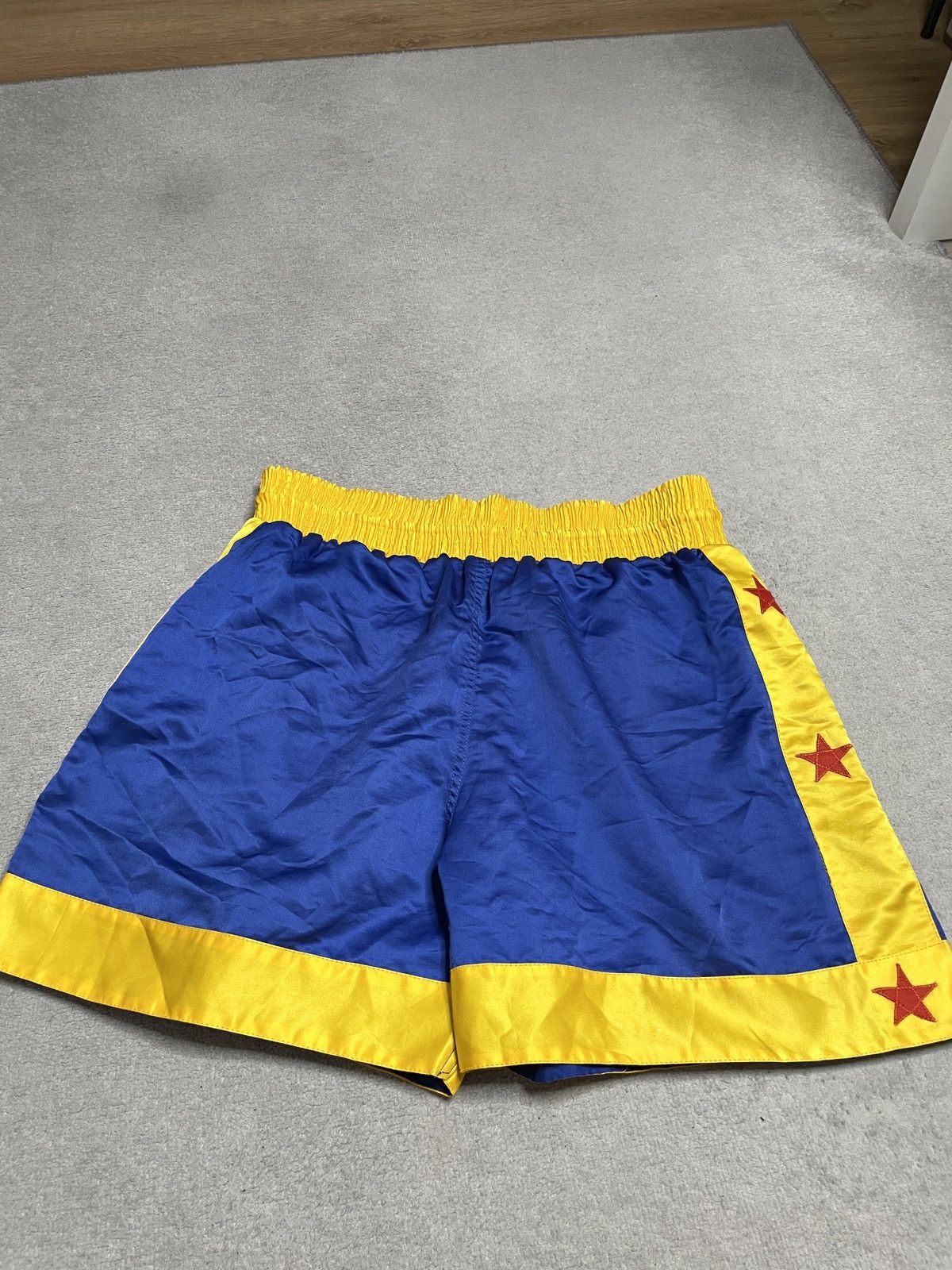 Vintage Vintage Blue Yellow Shorts Pants Sport Print Swag Affiction Size US 34 / EU 50 - 5 Thumbnail