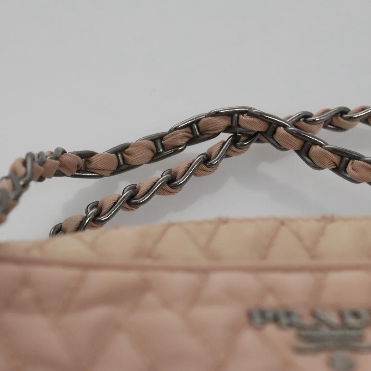 Prada PRADA Hand Bag Nylon Pink Size ONE SIZE - 9 Thumbnail