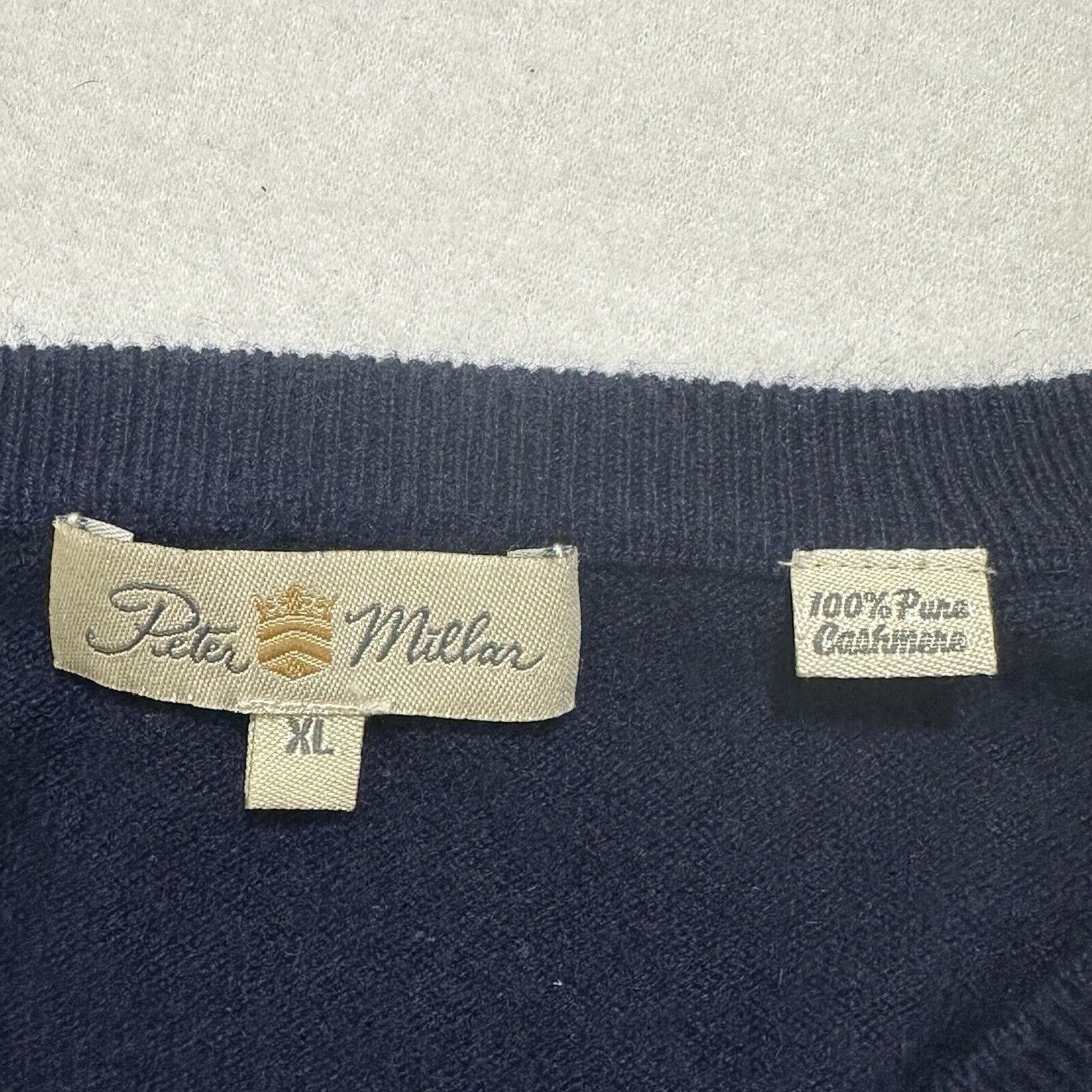 Peter Millar Peter Millar XL Cashmere Sweater Glenwild Embroidered Logo Size US XL / EU 56 / 4 - 3 Thumbnail
