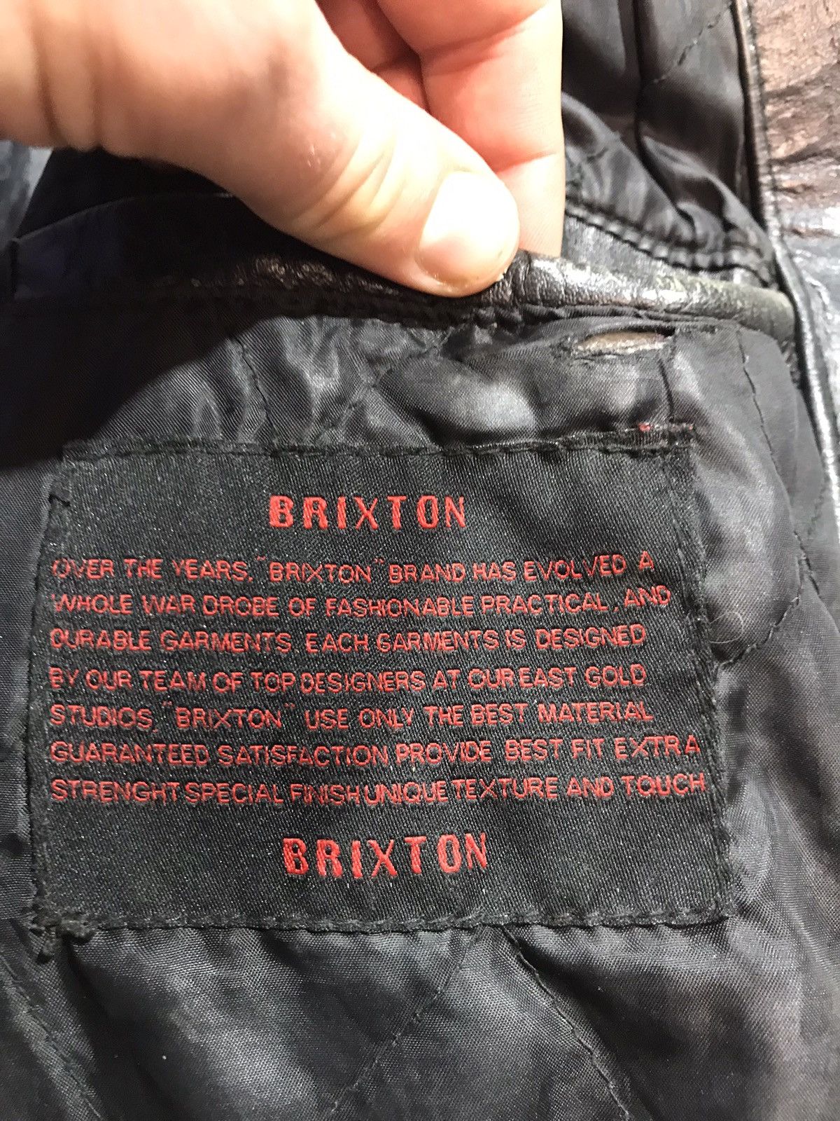 Vintage Vintage Brixton Leather Moto Biker jacket M size Size US M / EU 48-50 / 2 - 9 Thumbnail