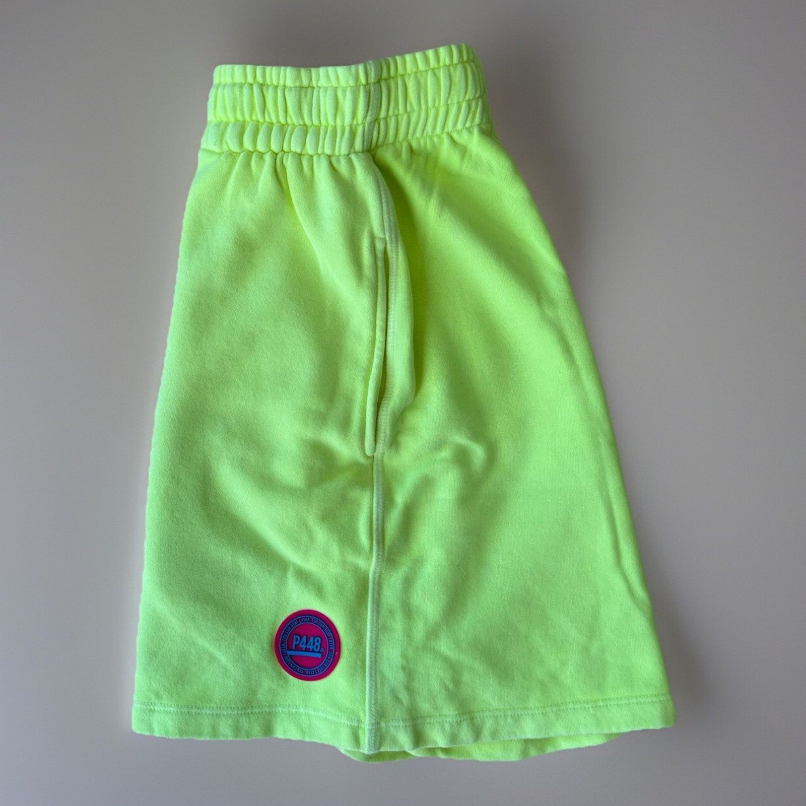 P448 P448 Shorts Medium Neon Green Fleece Summer Streetwear Size US 28 / EU 44 - 1 Thumbnail