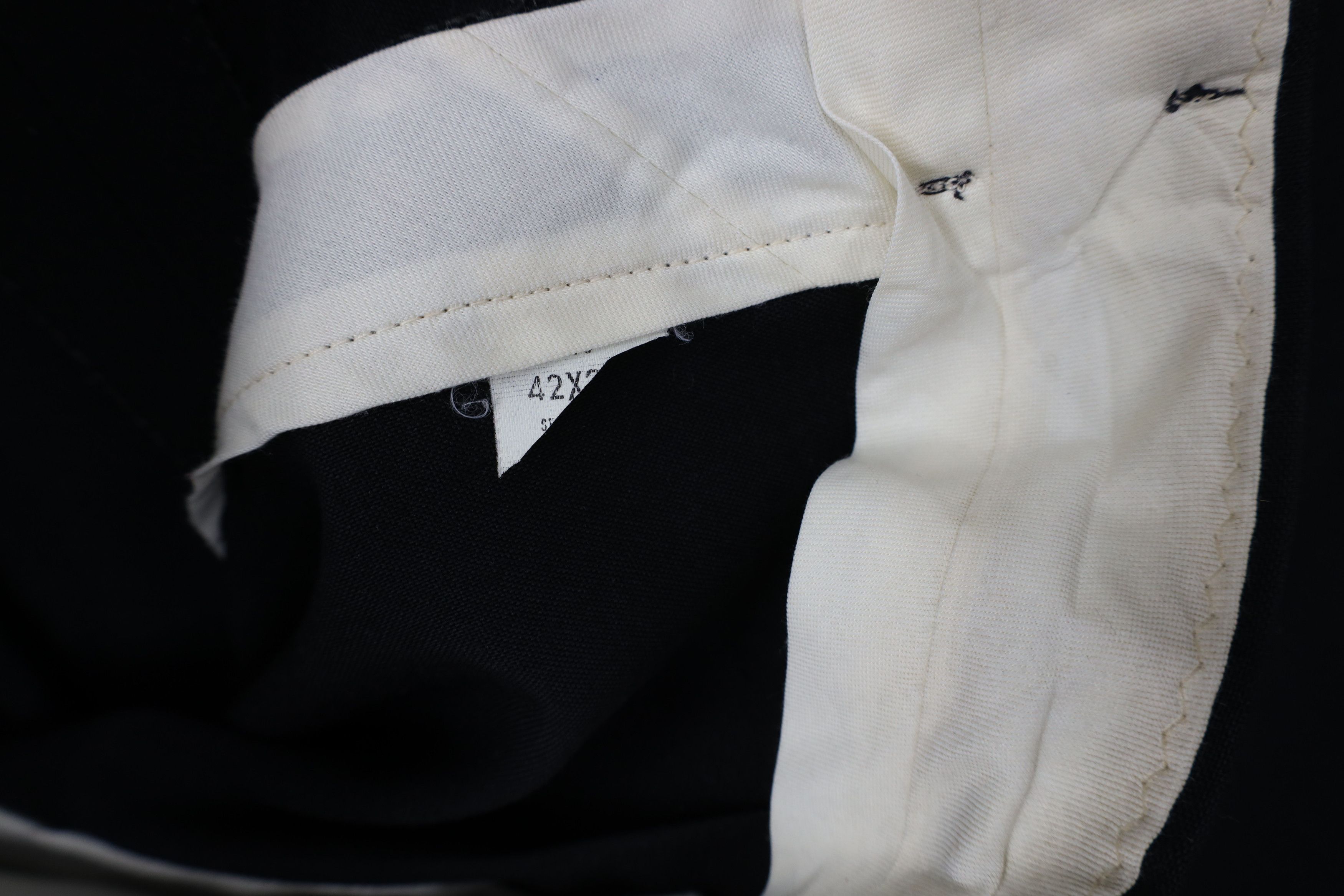 Vintage Vintage 70s Streetwear Wool Blend Knit Wide Leg Chino Pants Size US 42 / EU 58 - 7 Thumbnail