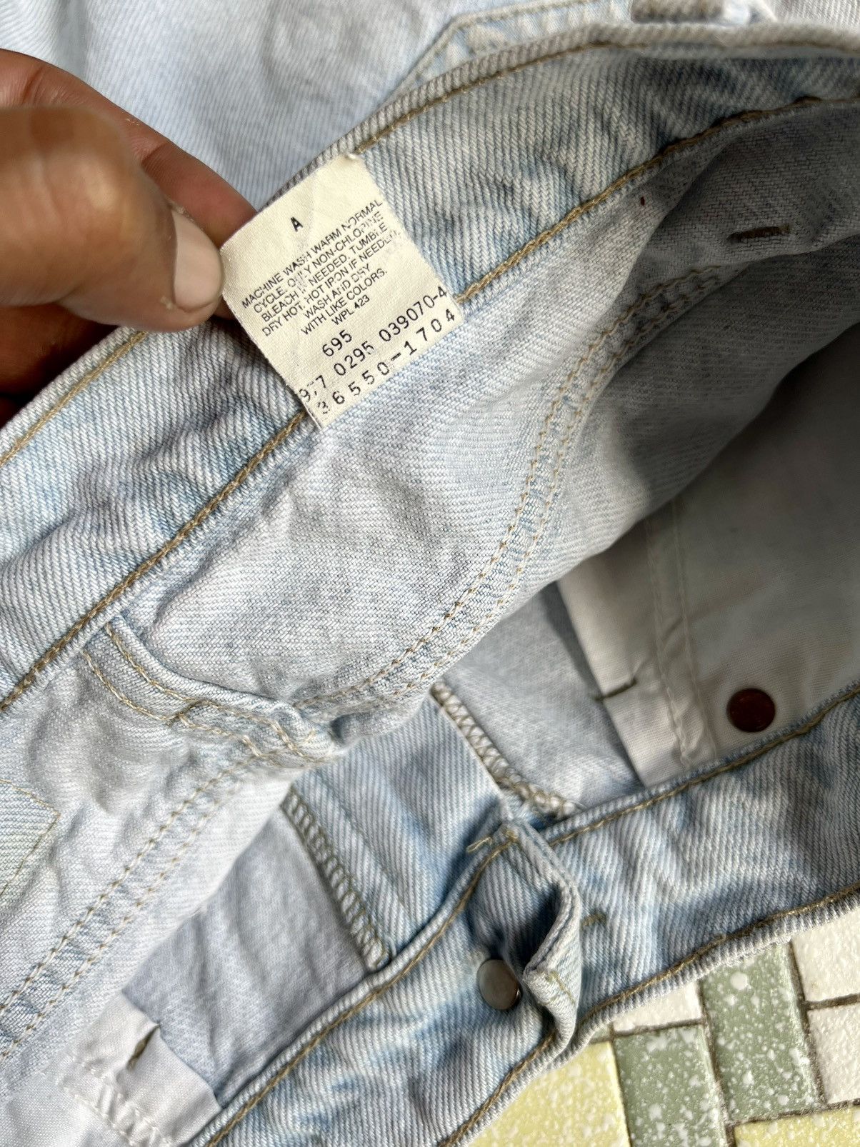 Levi's × Levi's Made & Crafted Levis 550 Jeans Orange Tag Size 31" - 6 Thumbnail