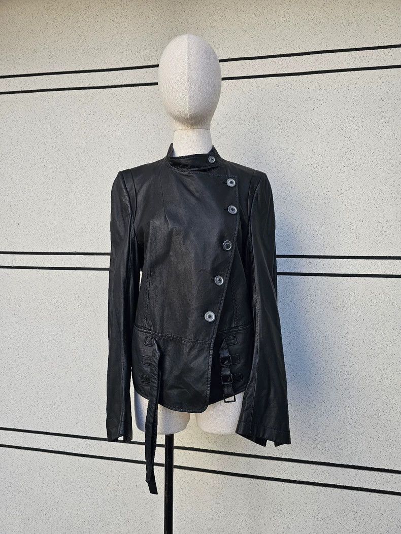 Ann Demeulemeester Ann Demeulemeester Women's Leather Jacket-2506 Size S / US 4 / IT 40 - 2 Thumbnail