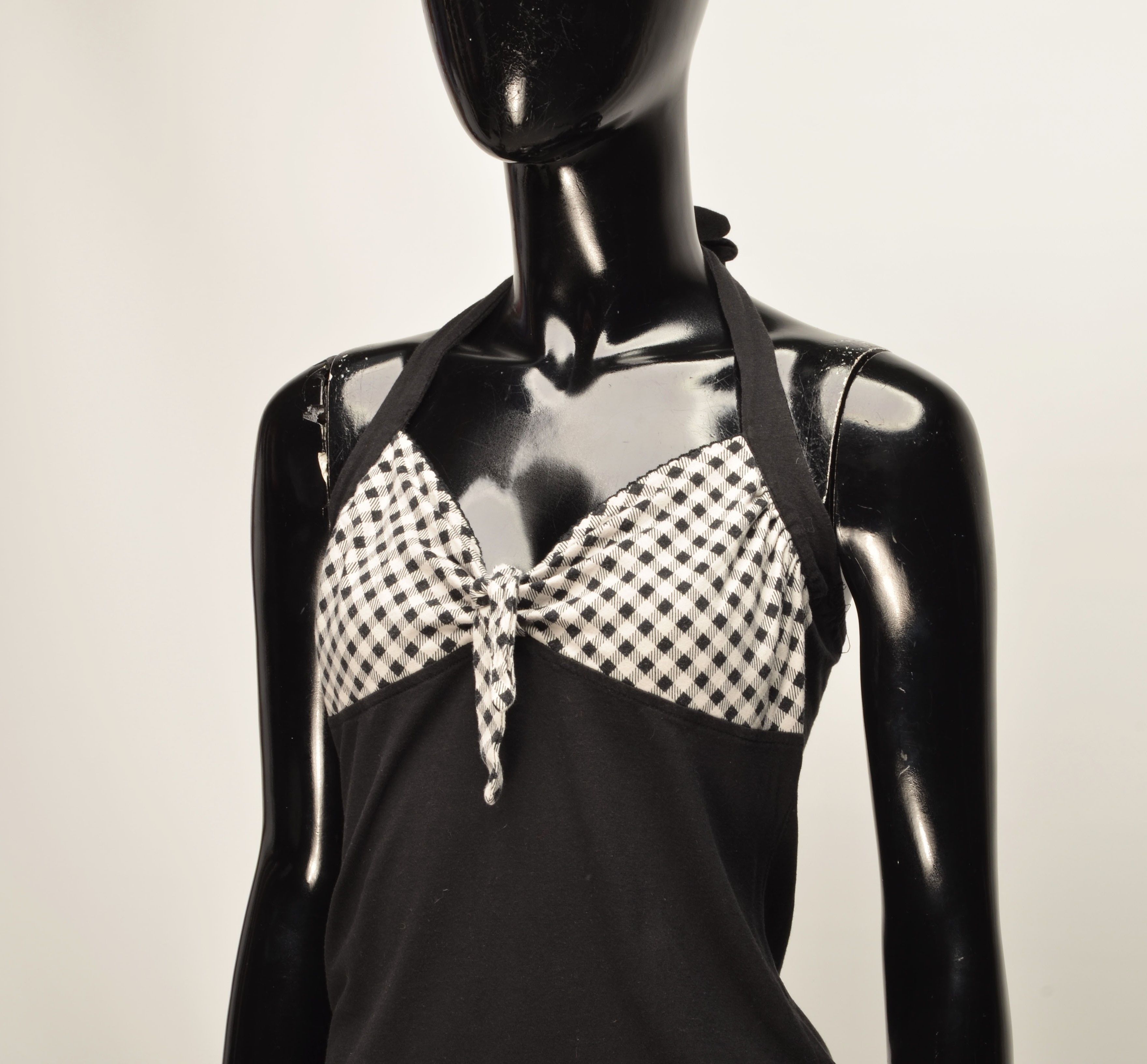 Other Vive Maria Y2K Coquette Checkered Halter Top Size L / US 10 / IT 46 - 2 Thumbnail