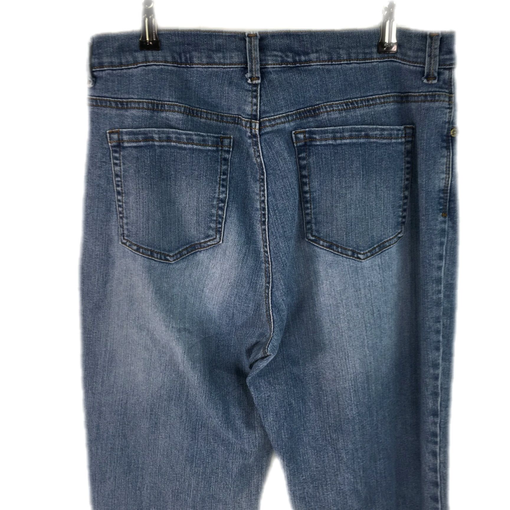 Gloria Vanderbilt Gloria Vanderbilt Amanda Denim Jeans Womens Size 12 Straight Blue 34X30 Size 34" / US 12 / IT 48 - 4 Thumbnail
