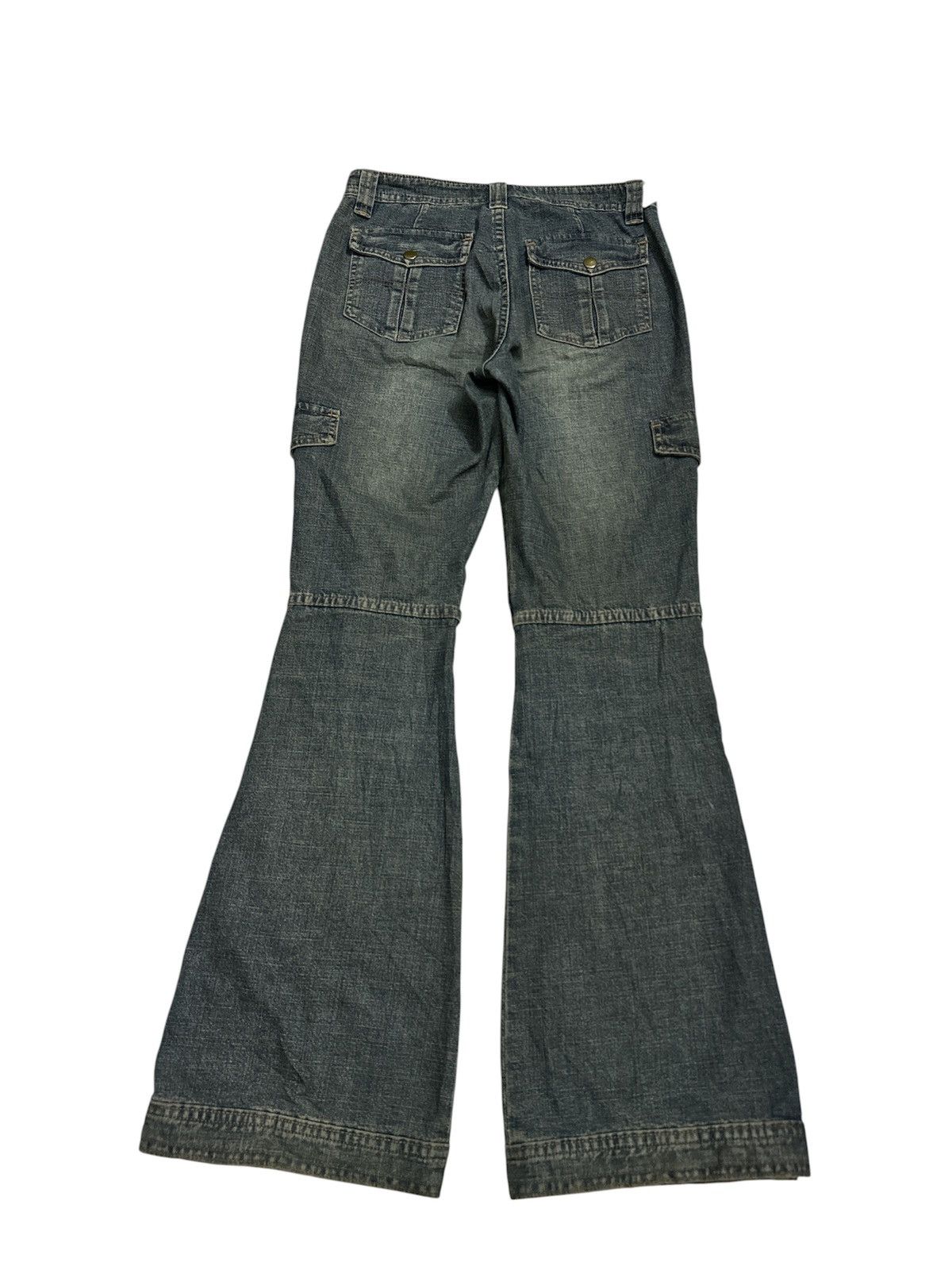 GOA 2000s Toco Toco Adjustable Button Washed Flare Lgb Goa Y2K Size US 28 / EU 44 - 7 Thumbnail