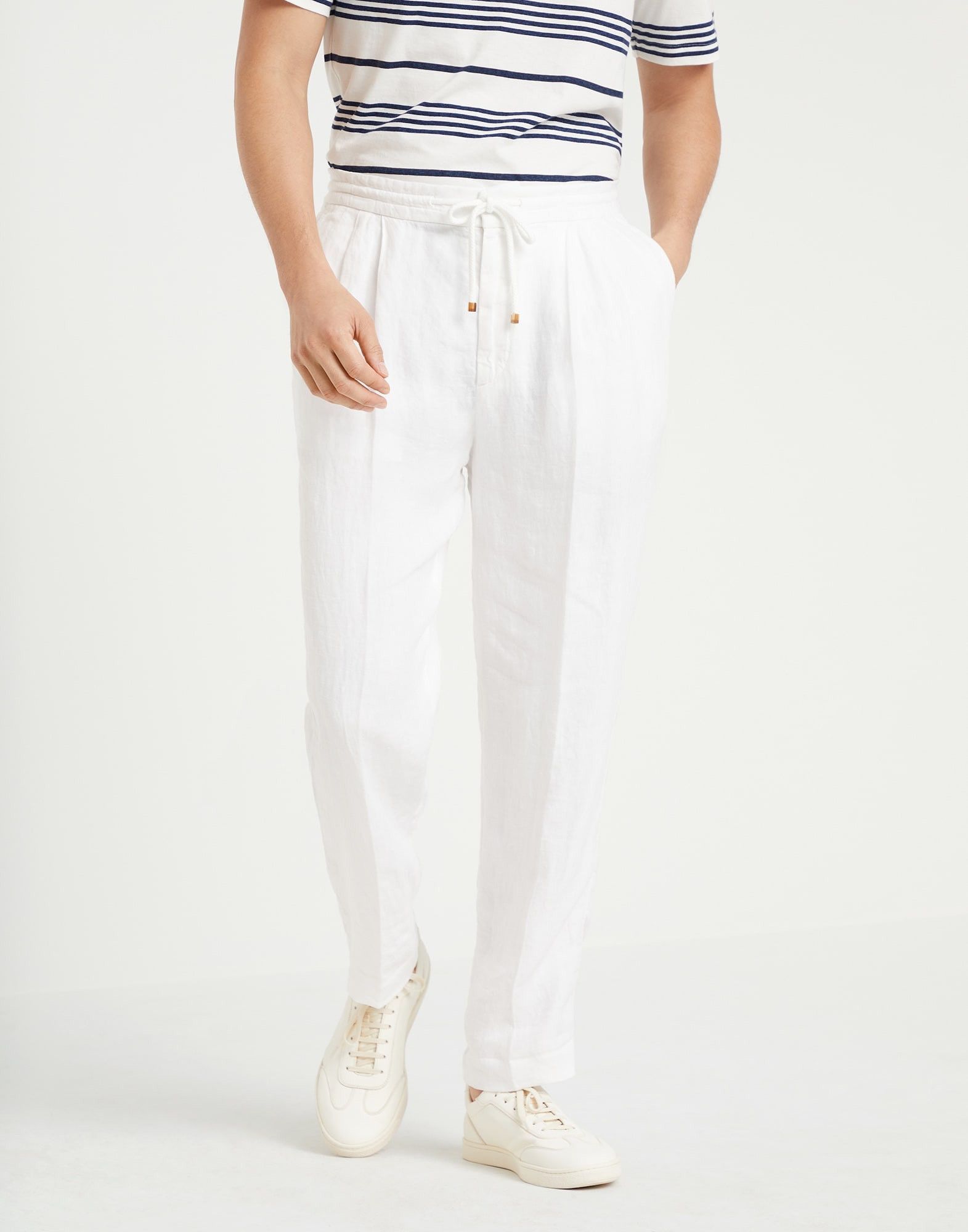 Brunello Cucinelli Dyed Pants in White Size US 36 / EU 52 - 1 Thumbnail