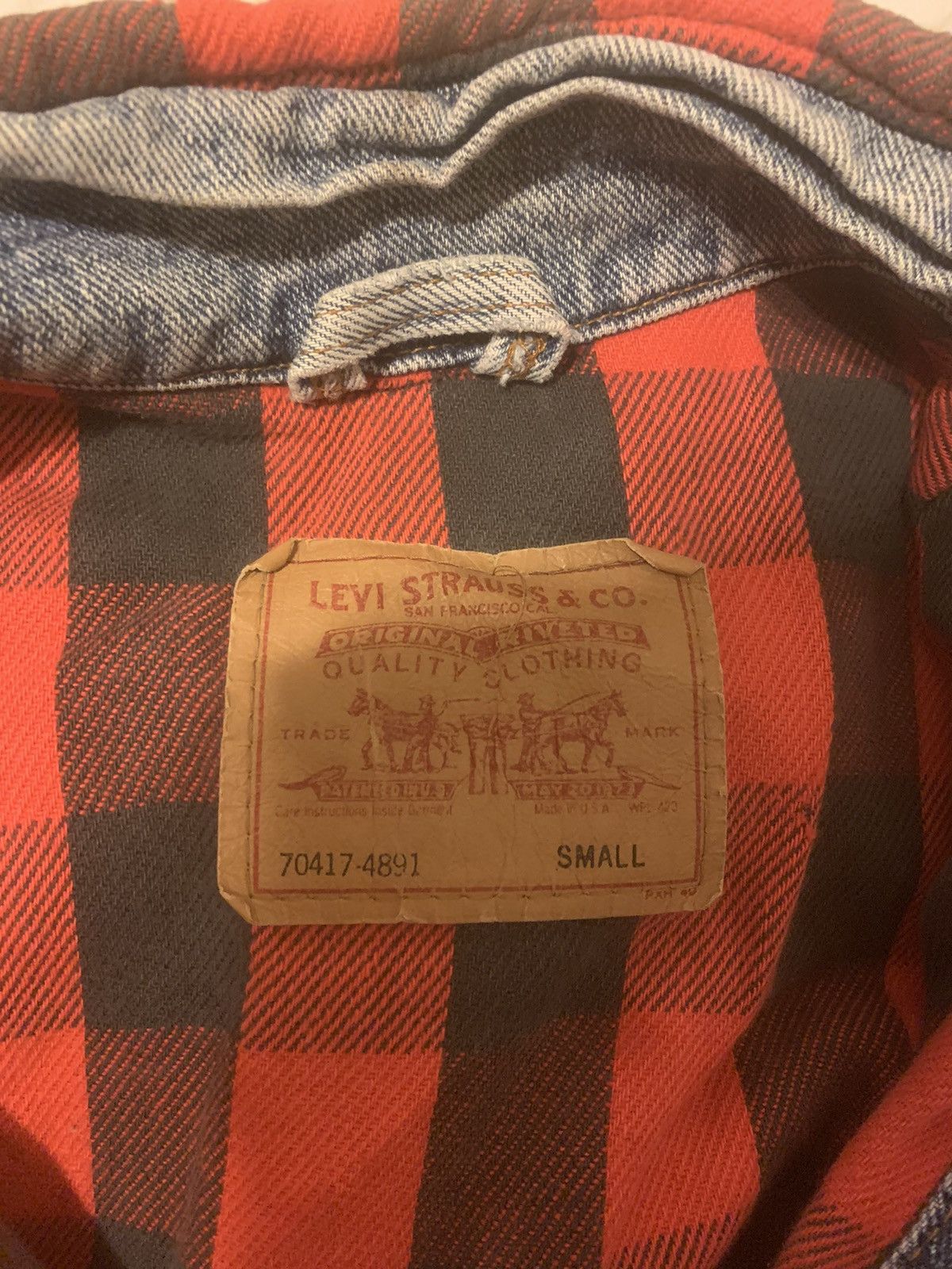 Levi's × Levi's Vintage Clothing × Vintage Vintage Levis heavy denim jacket Size US S / EU 44-46 / 1 - 10 Thumbnail