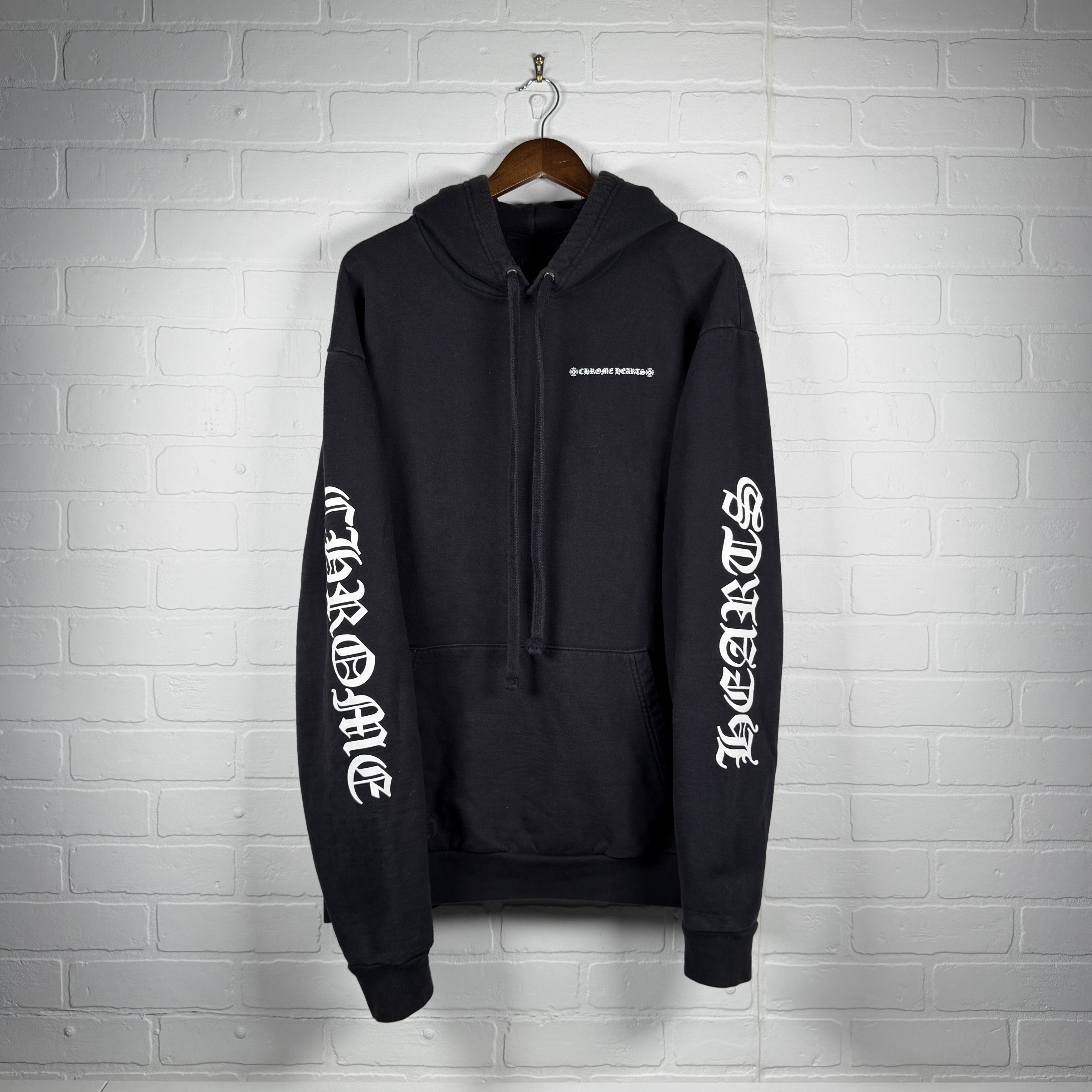 Chrome Hearts Chrome Hearts Tire Track Cemetery Cross Spine Hoodie Size US XL / EU 56 / 4 - 2 Thumbnail